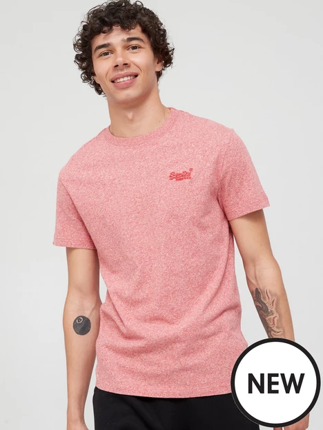 prod1091685050: Embroidered Logo T-shirt - Red