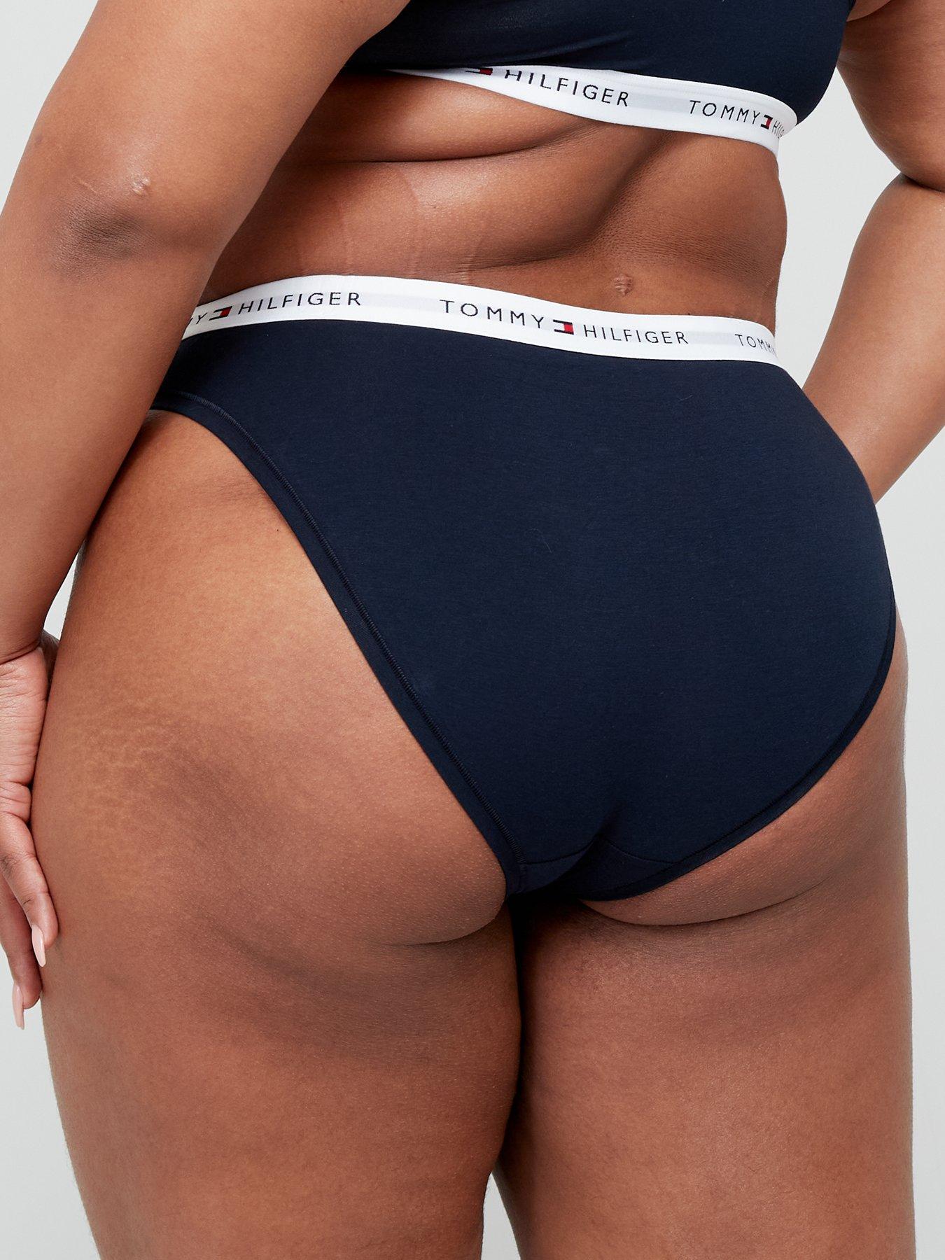 tommy-hilfiger-plus-size-logo-waistband-brief-navystillFront