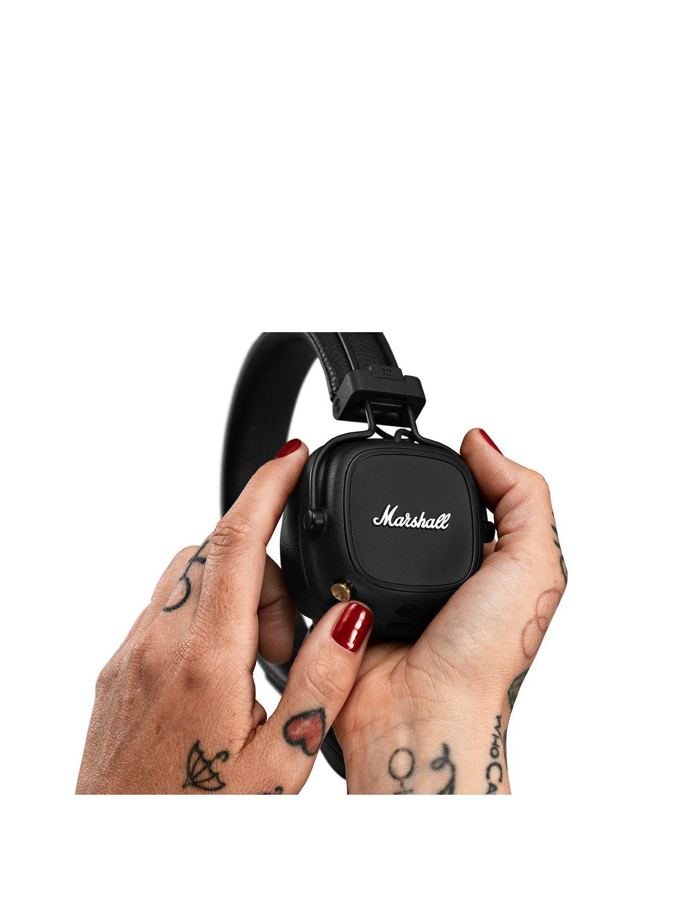 Marshall Major IV Bluetooth Headphones - Black | Very Ireland