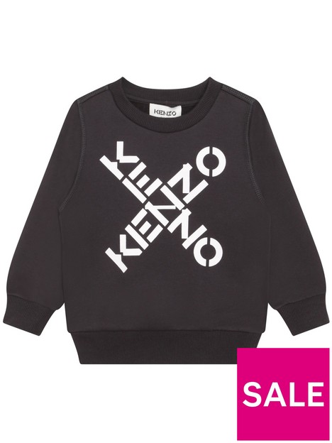 kenzo-big-x-logo-sweatshirt-blacknbsp