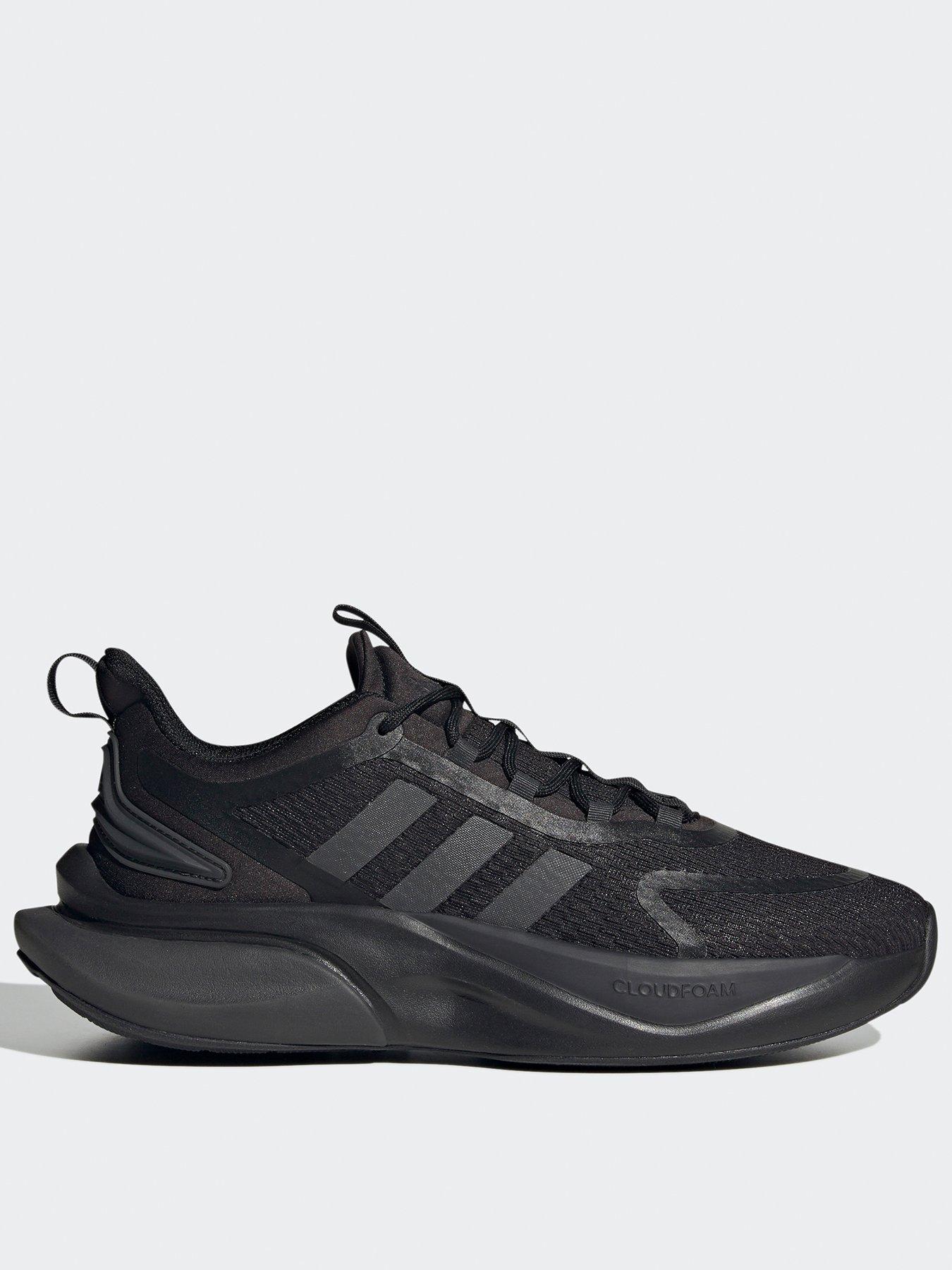 adidas Sportswear Mens Alphaboost V1 Trainers Black Grey Very