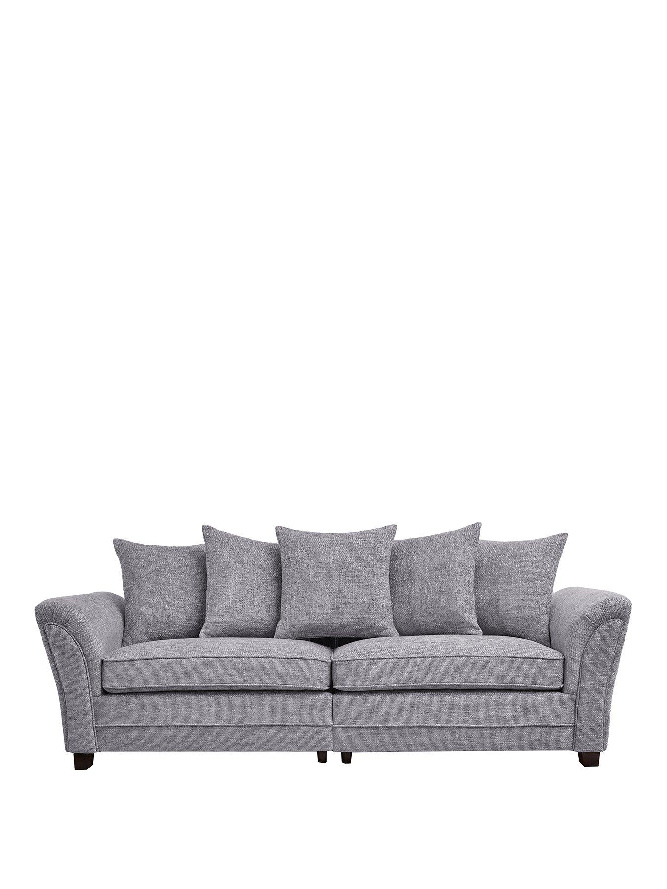 Image 2 of 6 of Very Home Dury Chunky Weave&nbsp;4 Seater Scatterback Sofa&nbsp;- FSC&reg; Certified