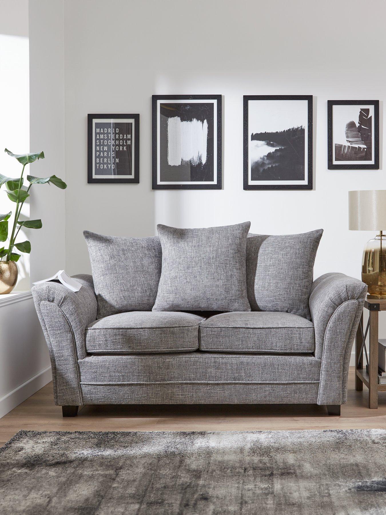 Image 1 of 6 of The Very Collection Dury Chunky Weave 2 Seater Scatter Back Sofa&nbsp;- FSC&reg; Certified