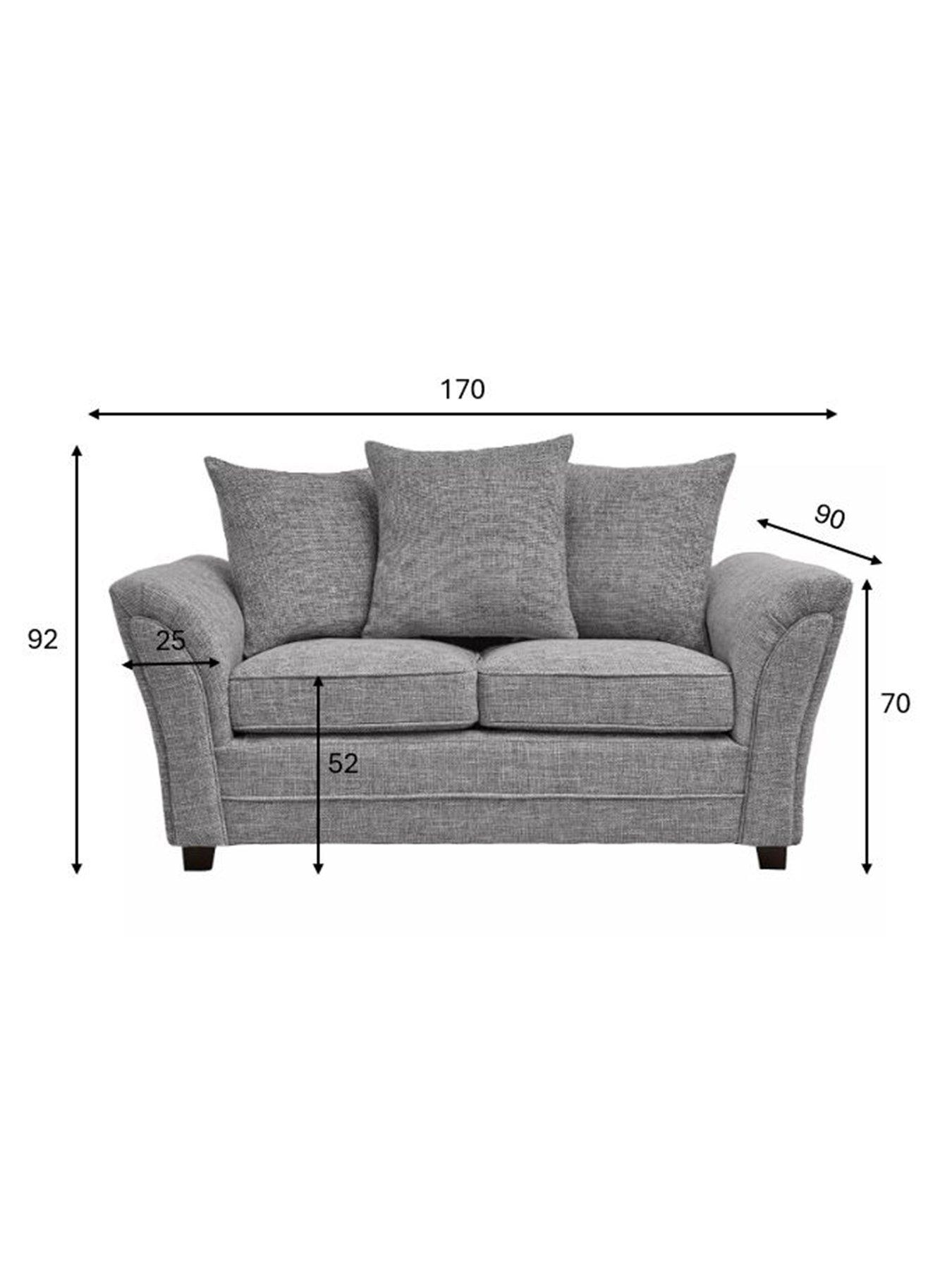 Image 5 of 6 of The Very Collection Dury Chunky Weave 2 Seater Scatter Back Sofa&nbsp;- FSC&reg; Certified