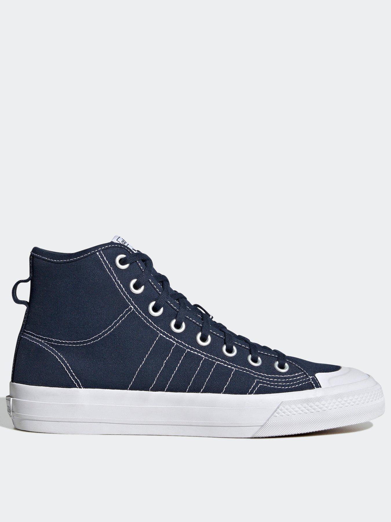 adidas Originals Nizza Hi Rf Trainers Navy Very Ireland