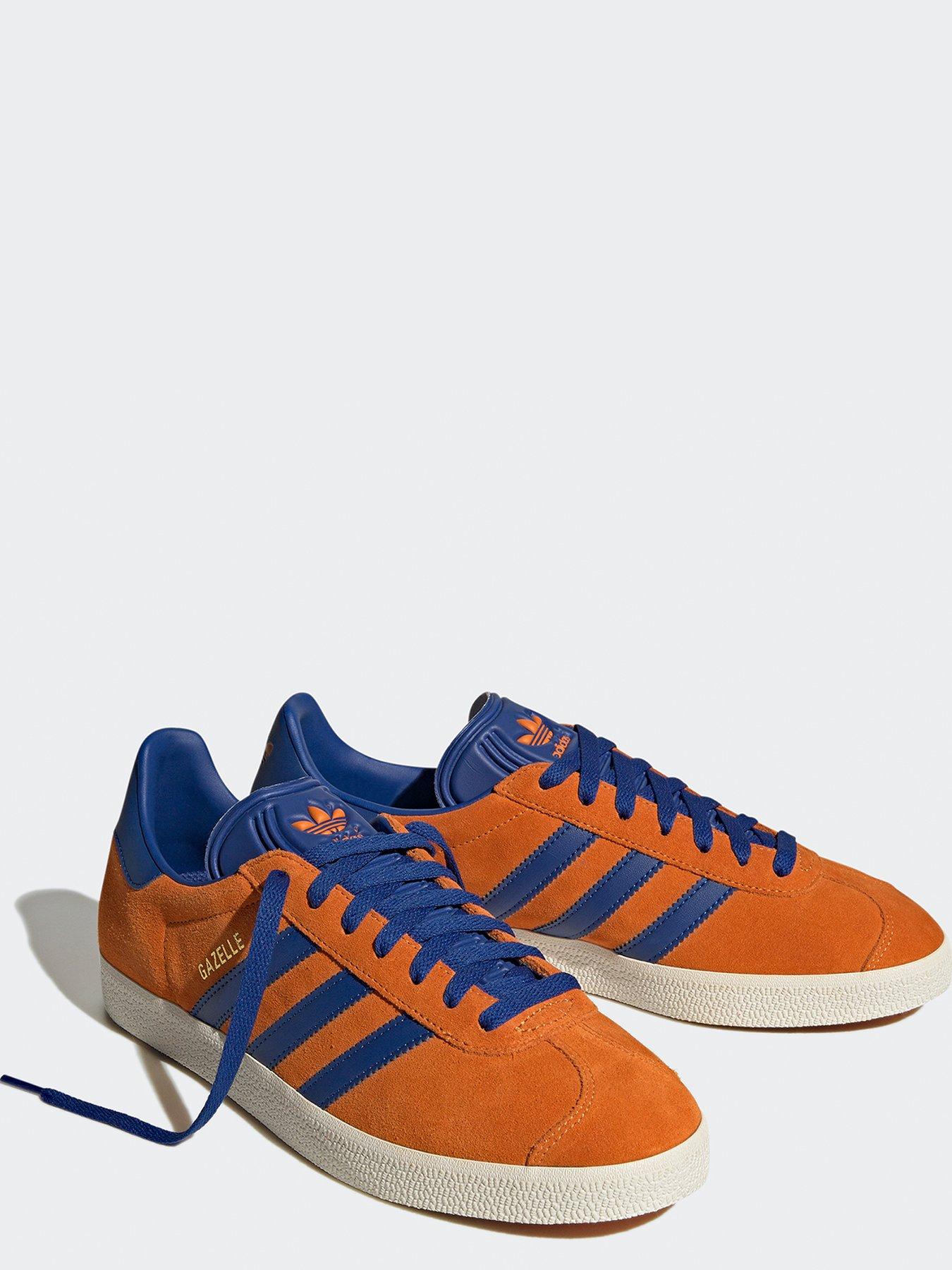 Blue and orange adidas trainers sales