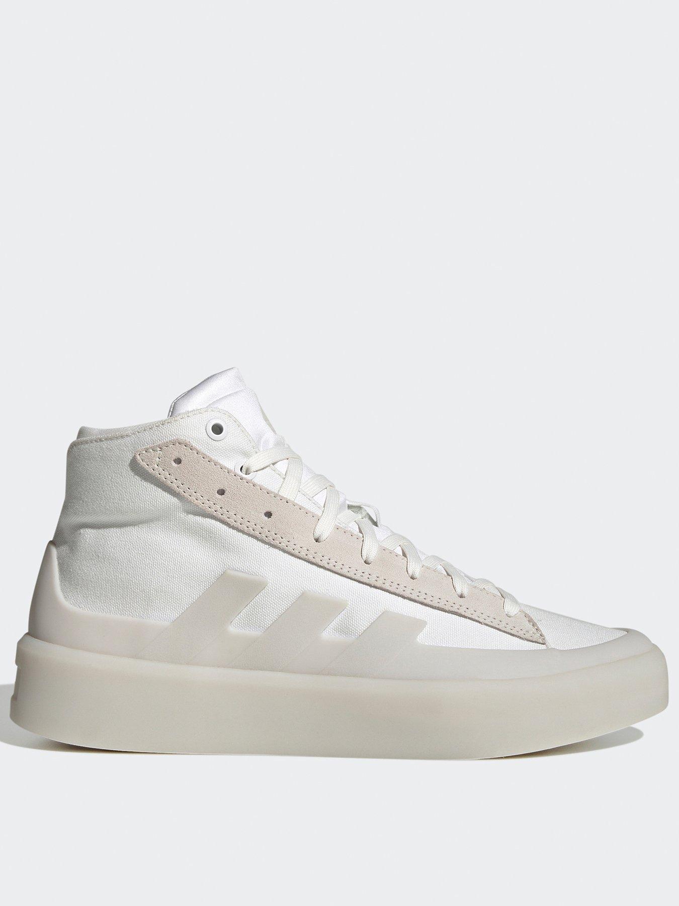 Mens white high outlet top adidas