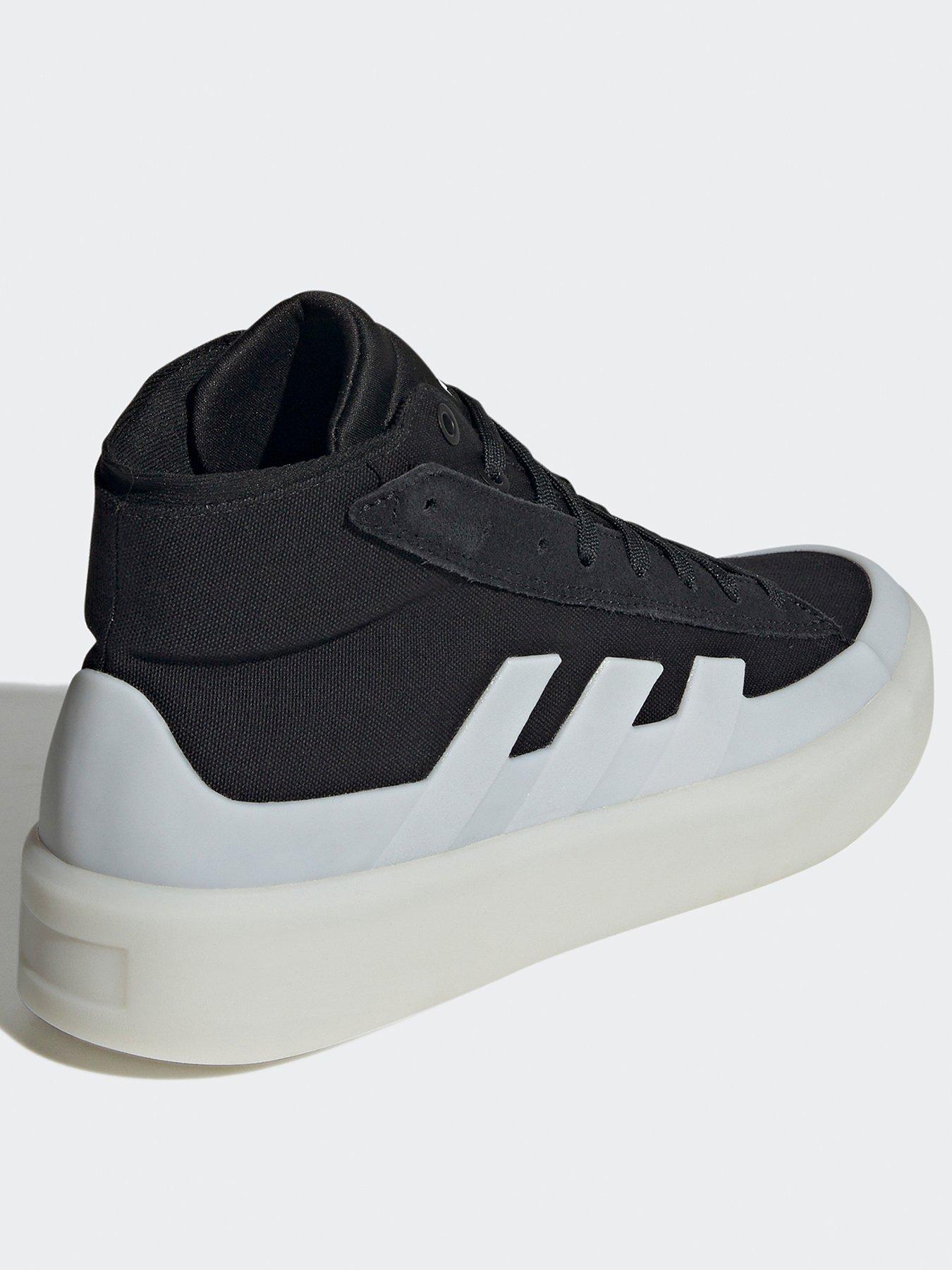 adidas-sportswear-mens-znsored-hi-trainers-blackwhitestillFront