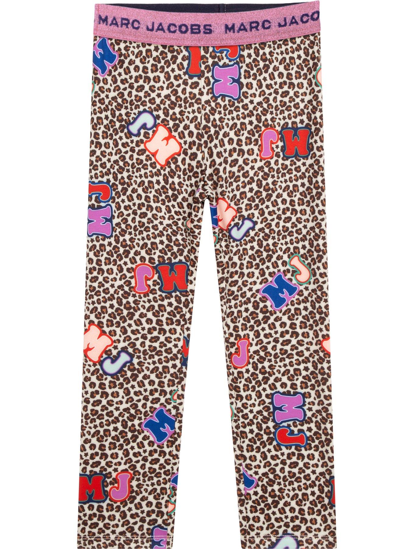 little-marc-jacobs-kids-leopard-logo-leggings-brown
