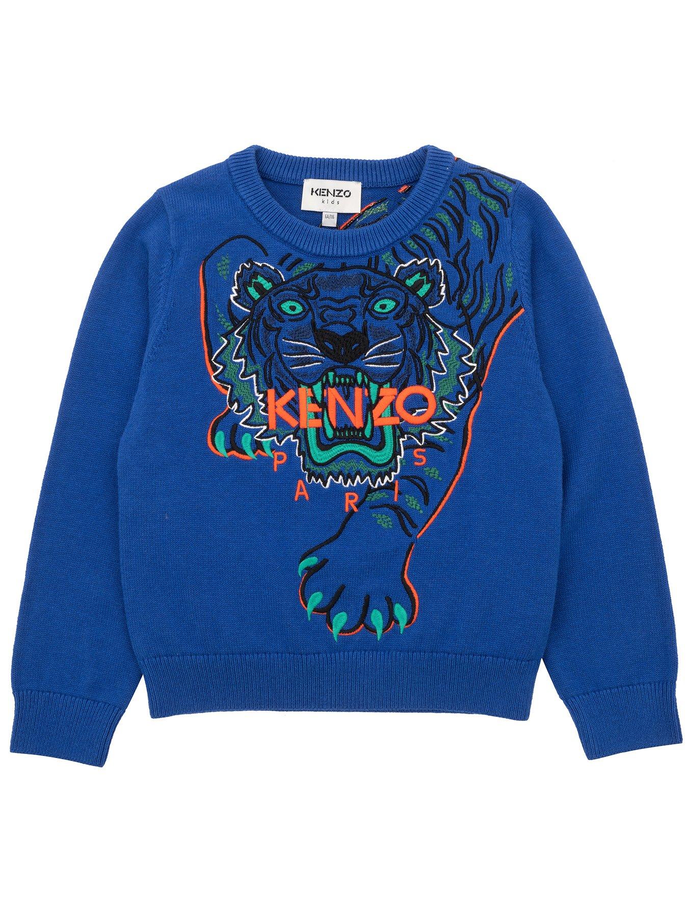 Kenzo Kids Print On The Chest Dress (Little Kids/Big Kids)