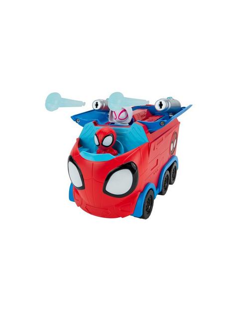 spiderman-marvels-spidey-and-his-amazing-friends-web-spinning-hauler-8-inch-3-in-1-transforming-vehicle
