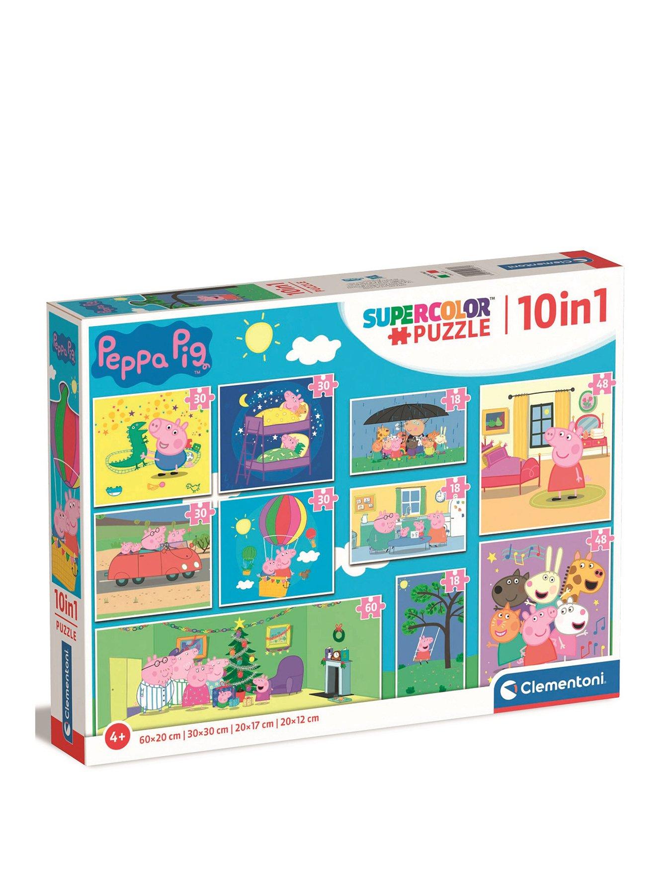 Peppa Pig Clementoni 10-in-1 Bumper Jigsaw Puzzle Pack