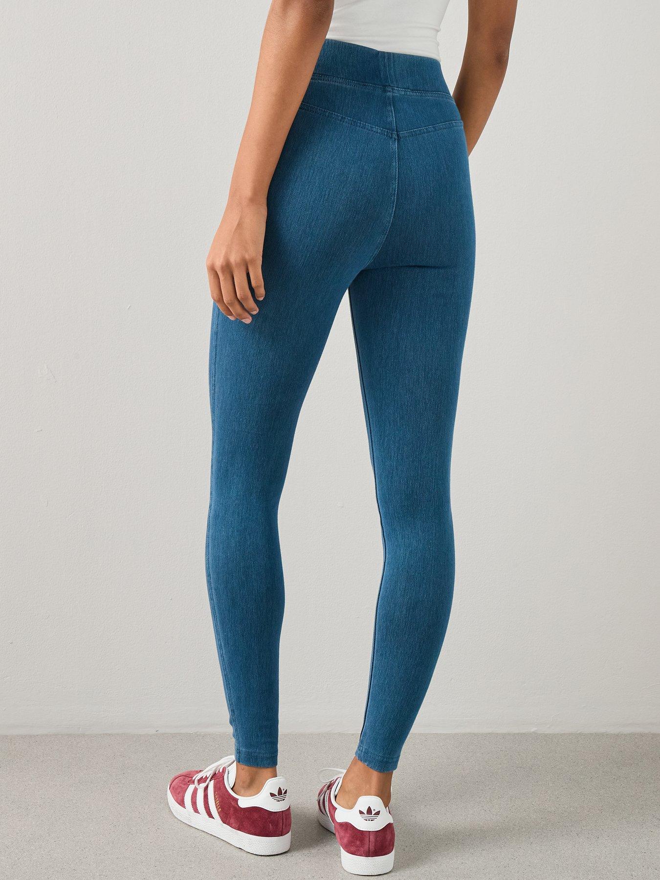 Image 2 of 6 of The Very Collection Denim Look Jegging - Blue