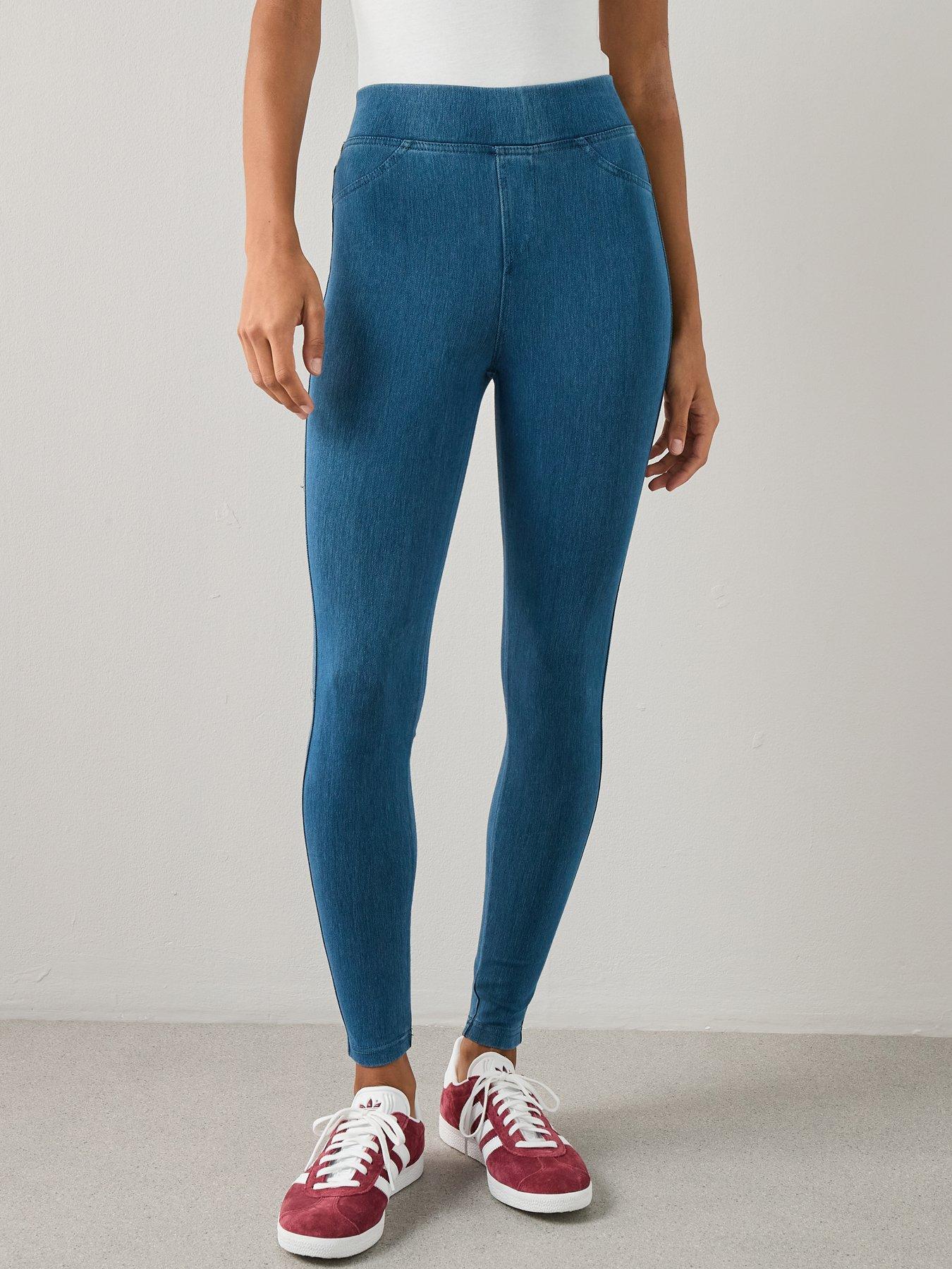 Image 4 of 6 of The Very Collection Denim Look Jegging - Blue