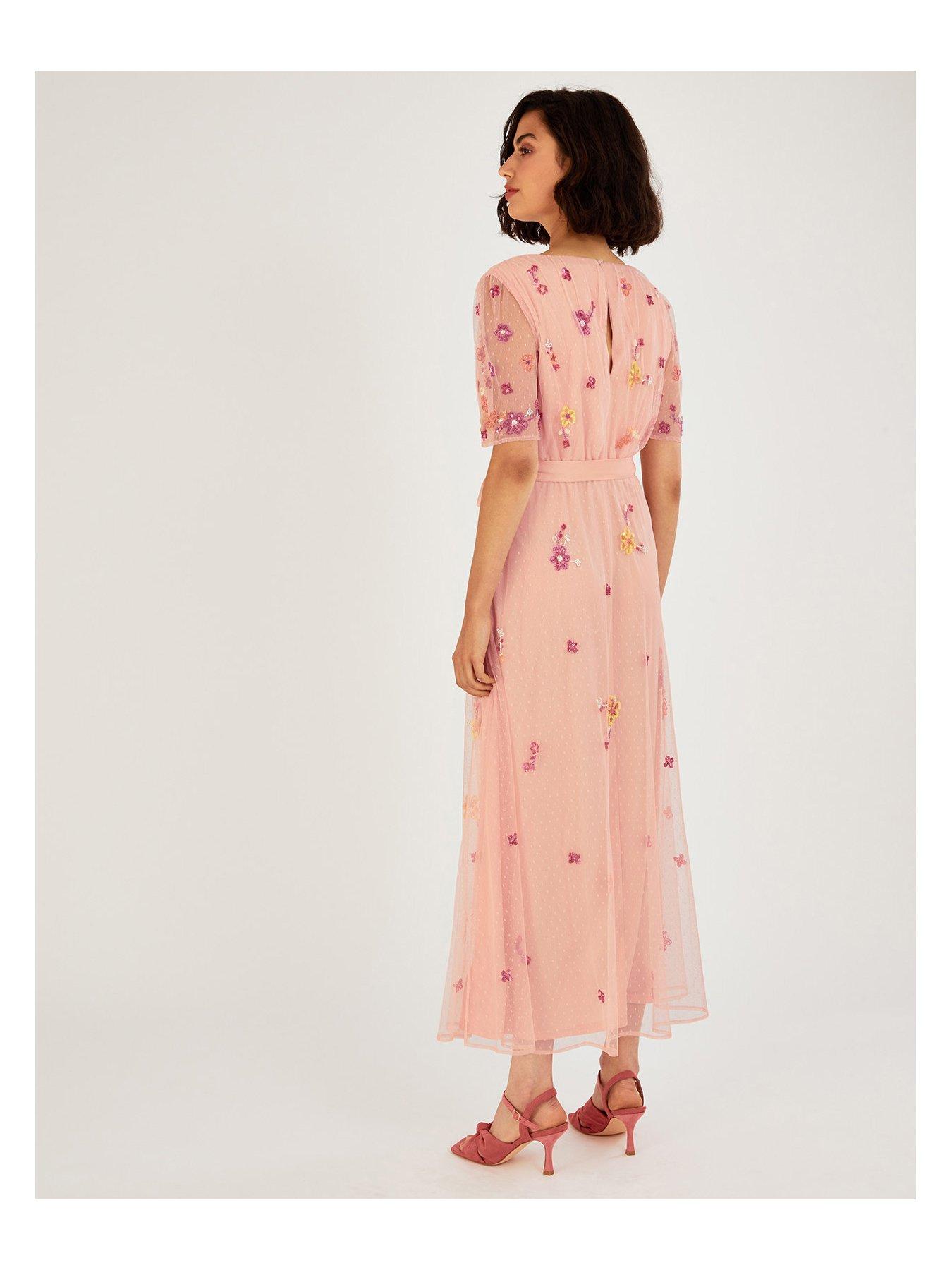 Monsoon 2025 peach dress