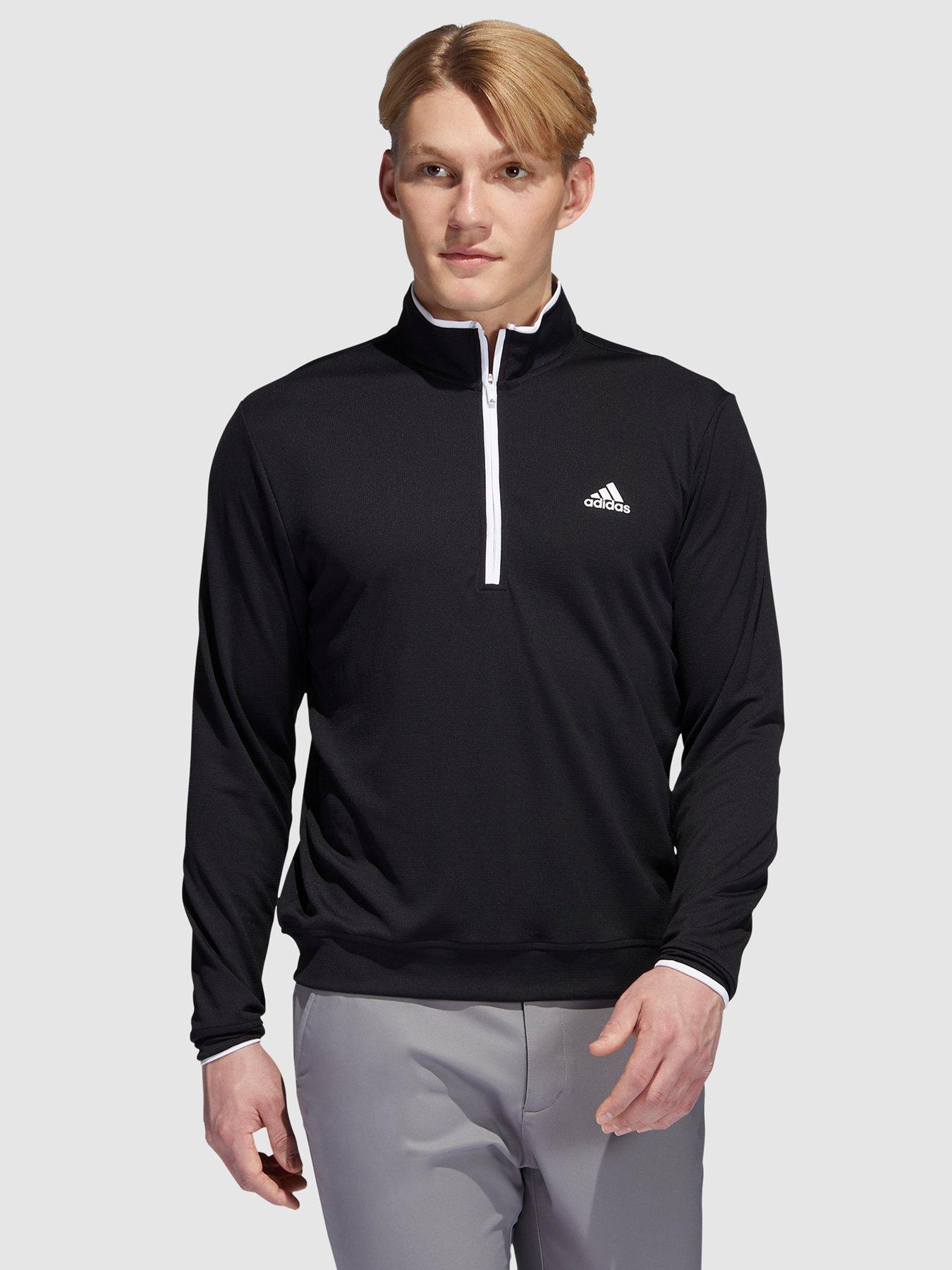 adidas-golfnbsp14-zip-top-black