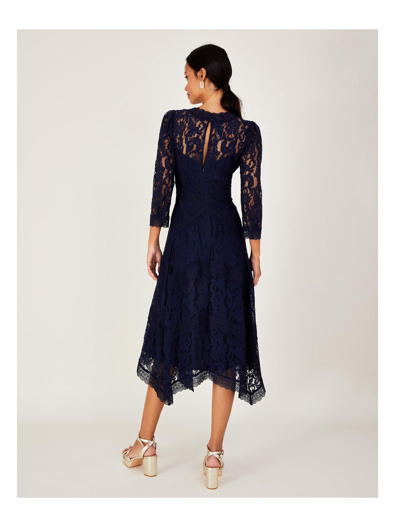 Lace hanky 2025 hem dress