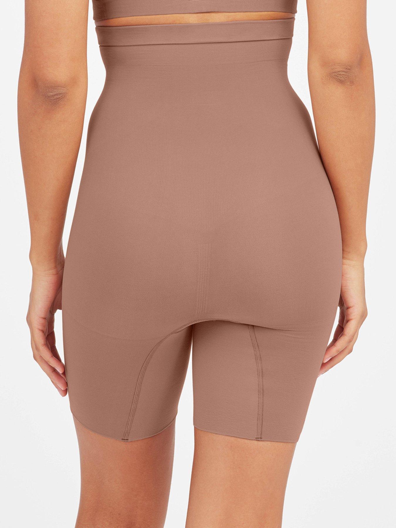 Spanx Power Medium Control Higher Short - Café Au Lait