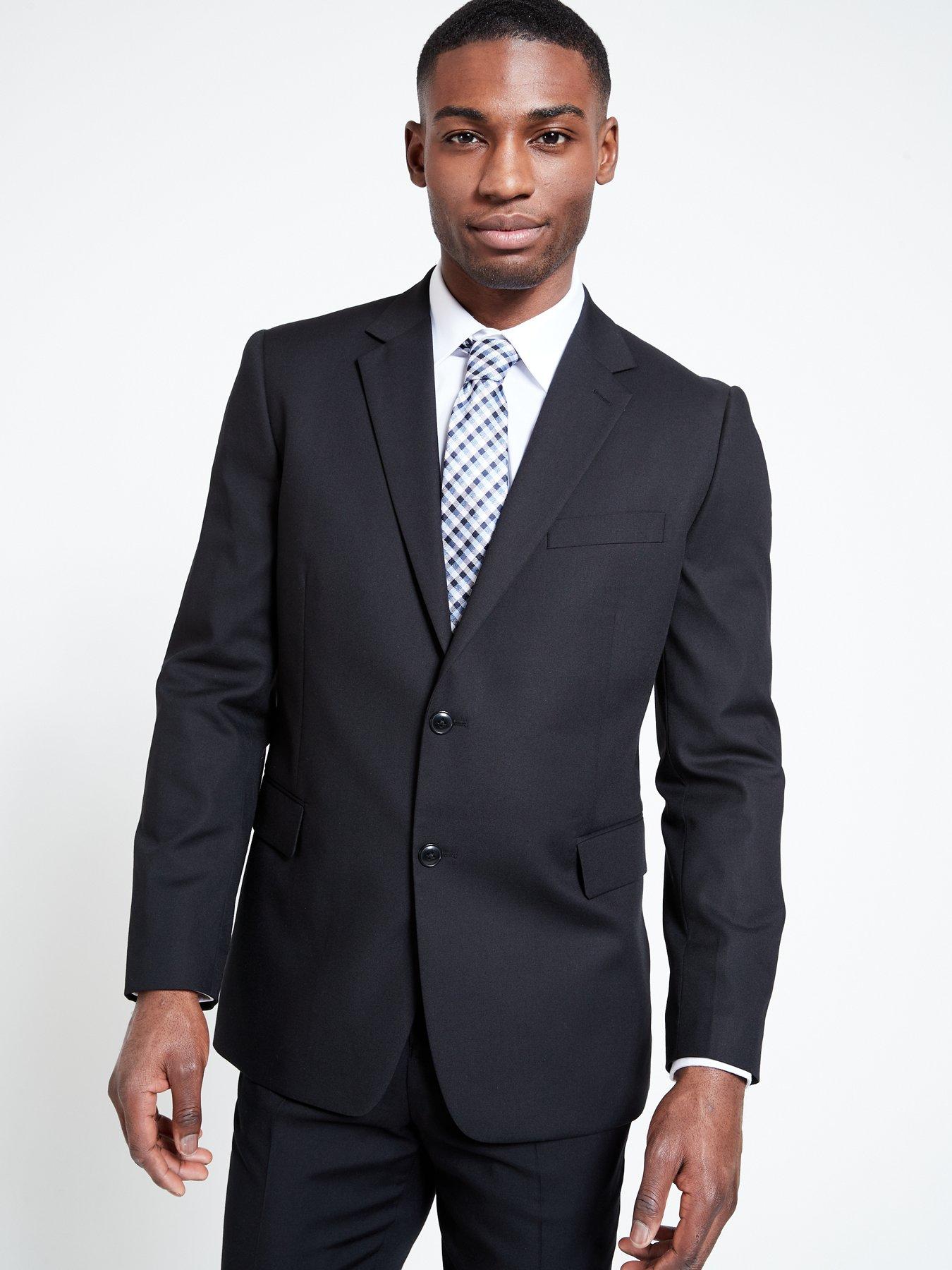 Image 1 of 6 of Everyday Regular Suit Jacket - Black