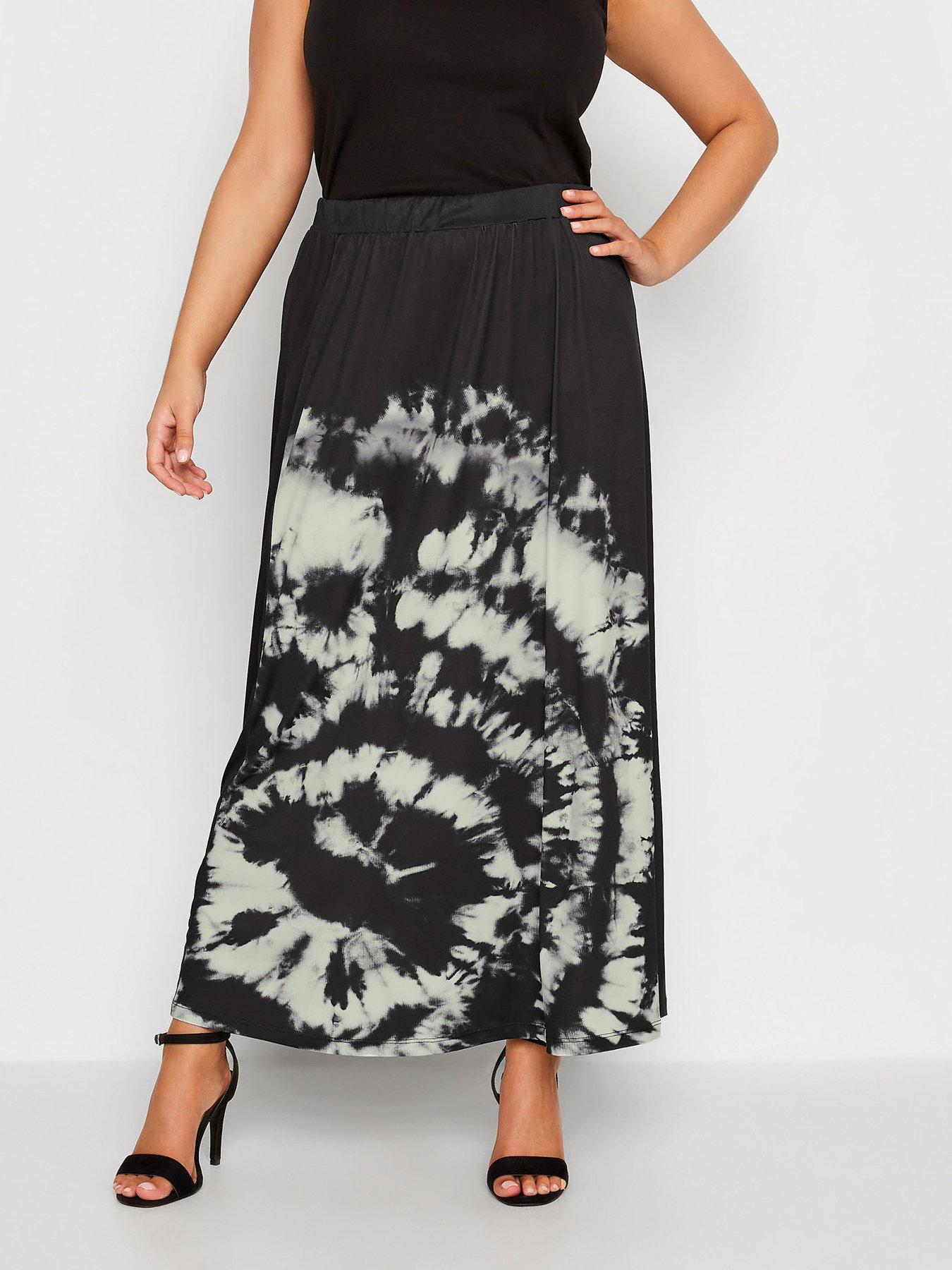 Herose Girls Womens Stretchy Digital Print Flared Flowy Pleated Casual Mini Skirt 