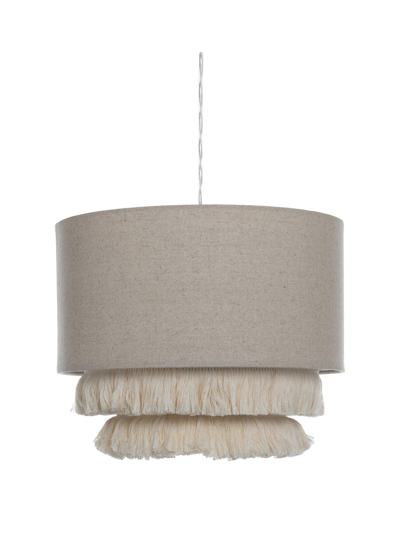 Image 2 of 3 of Very Home Dahlia 3 Tiered Raffia Easy Fit&nbsp;Shade