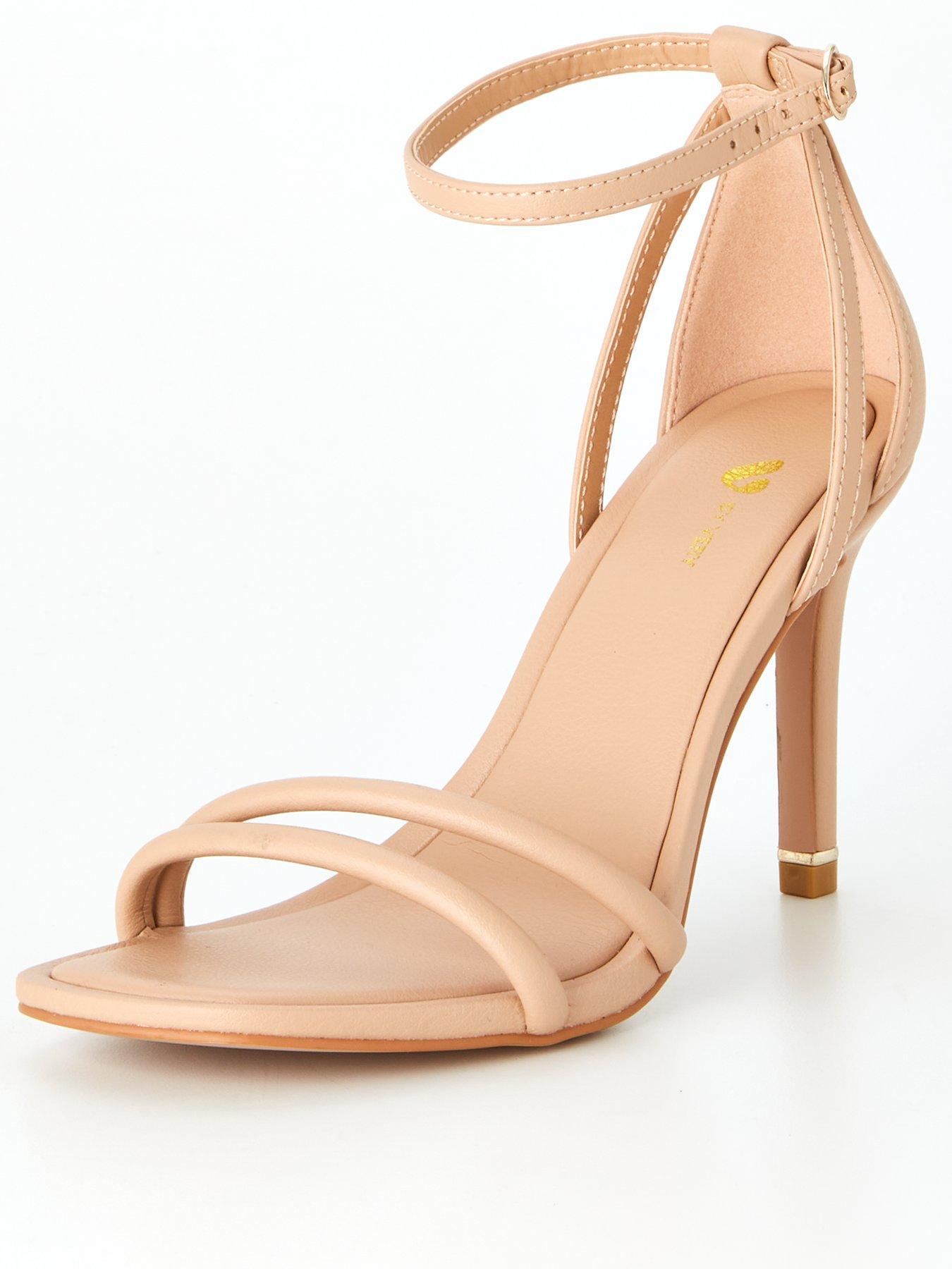 Nude sandal clearance heels