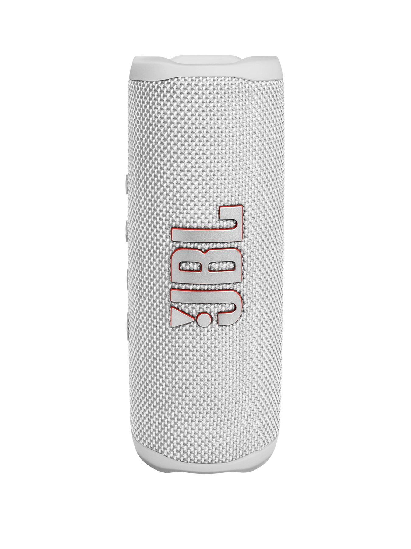 JBL Flip 6 Portable Bluetooth Speaker - White | Very Ireland