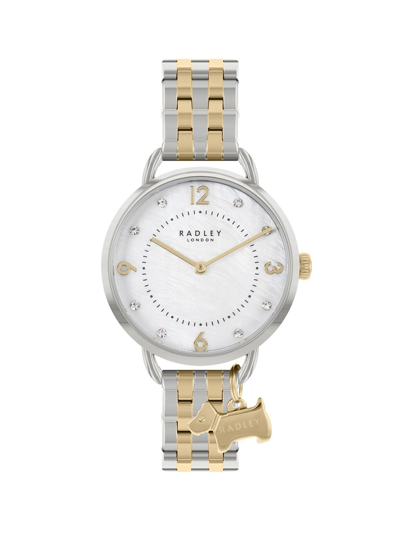 Lipsy Heart Detail Dial Nude Strap Watch