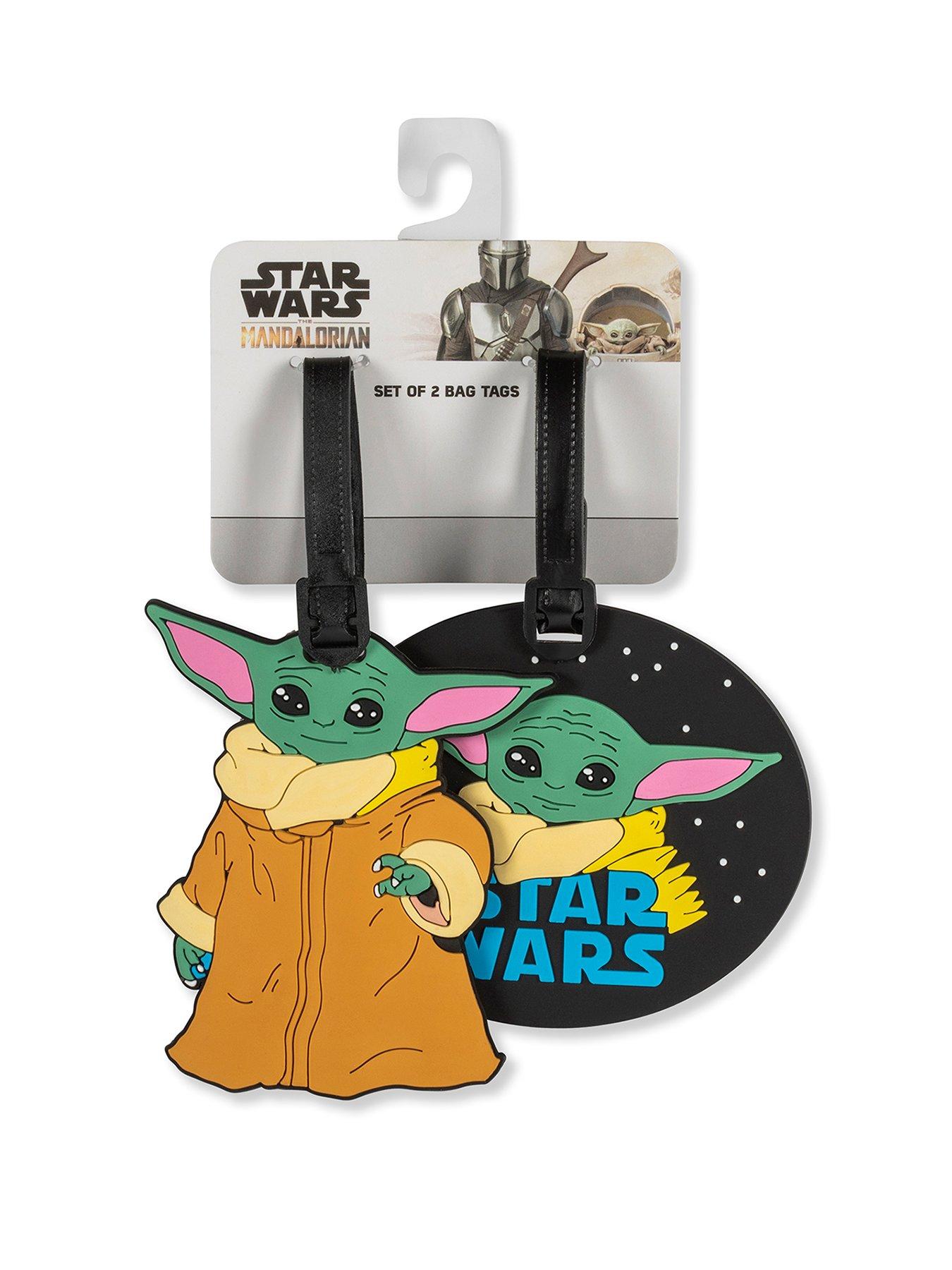 Image 1 of 1 of Disney Star Wars:&nbsp;Mandalorian&nbsp;Baby Yoda&nbsp;2-Piece Luggage Tags