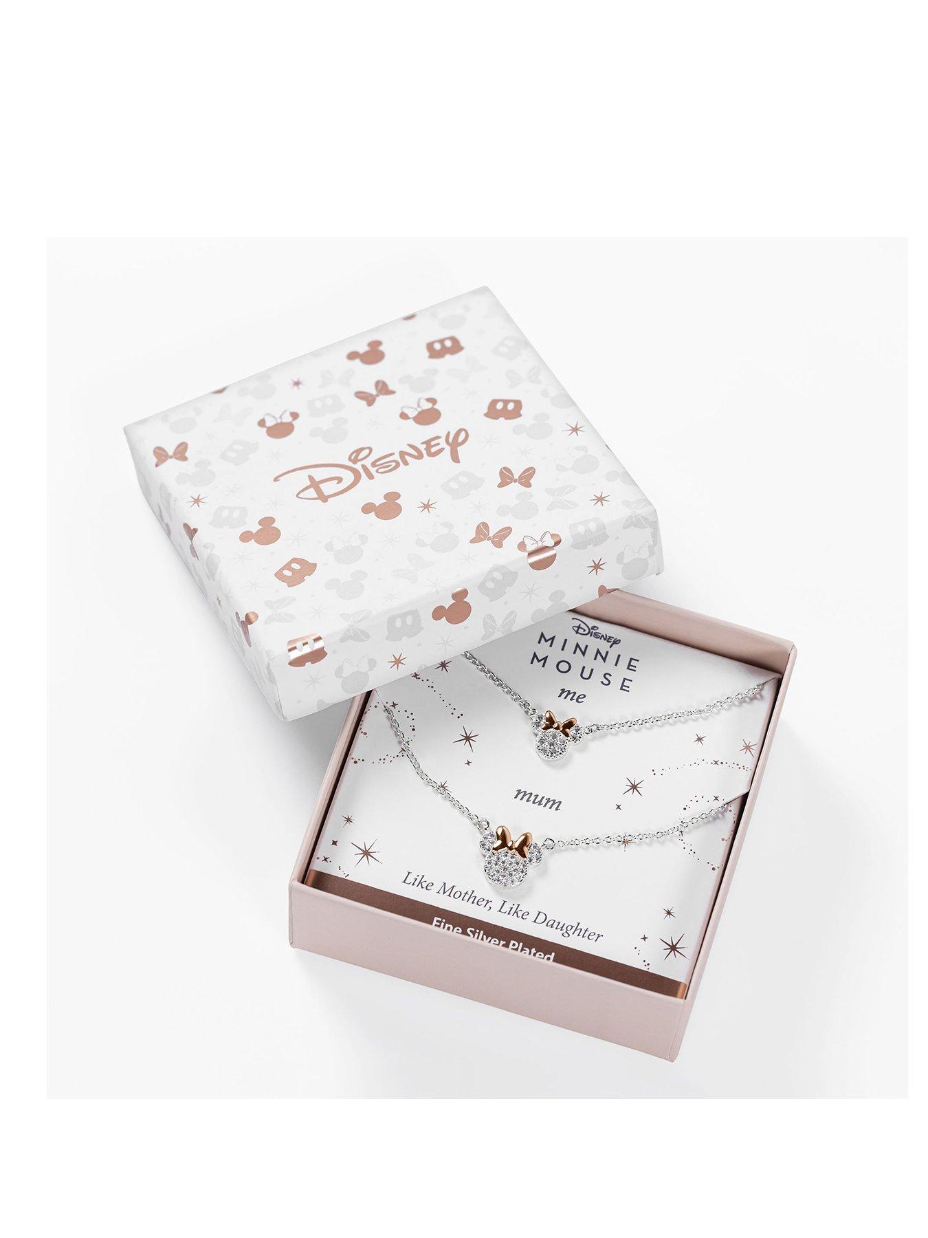 undefined Disney Minnie Mouse Two Tone Plated CZ Stone Set Mother  &  Daughter Necklace Set SF00486TZWL.PH