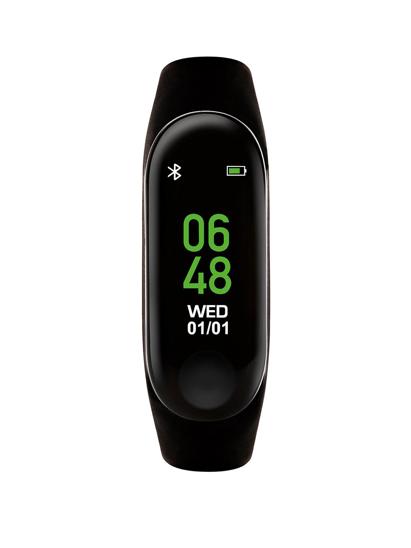 undefined Reflex Active Series 1 Activity Tracker with Colour Touch Screen and Black Silicone Strap