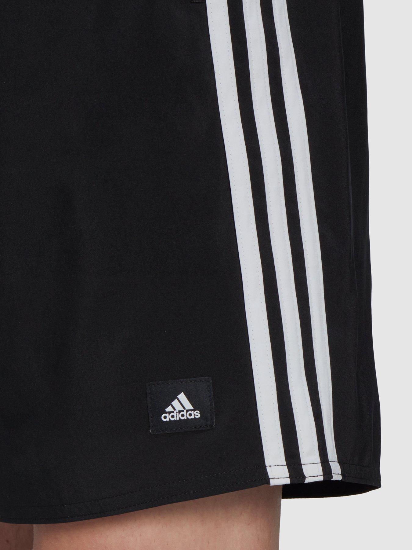 adidas-sportswear-3-stripes-clx-swim-shorts-blackwhiteoutfit