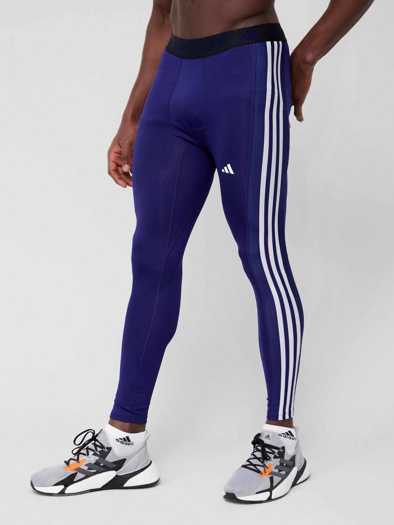 Adidas three outlet stripe training leggings