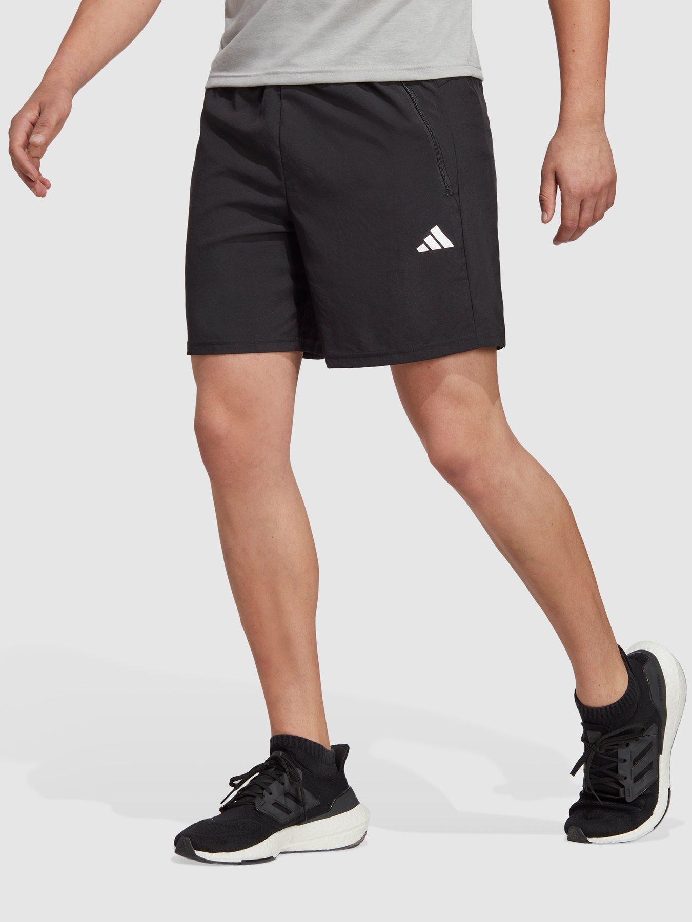 adidas-performance-train-essentials-woven-training-shorts-blackwhitefront