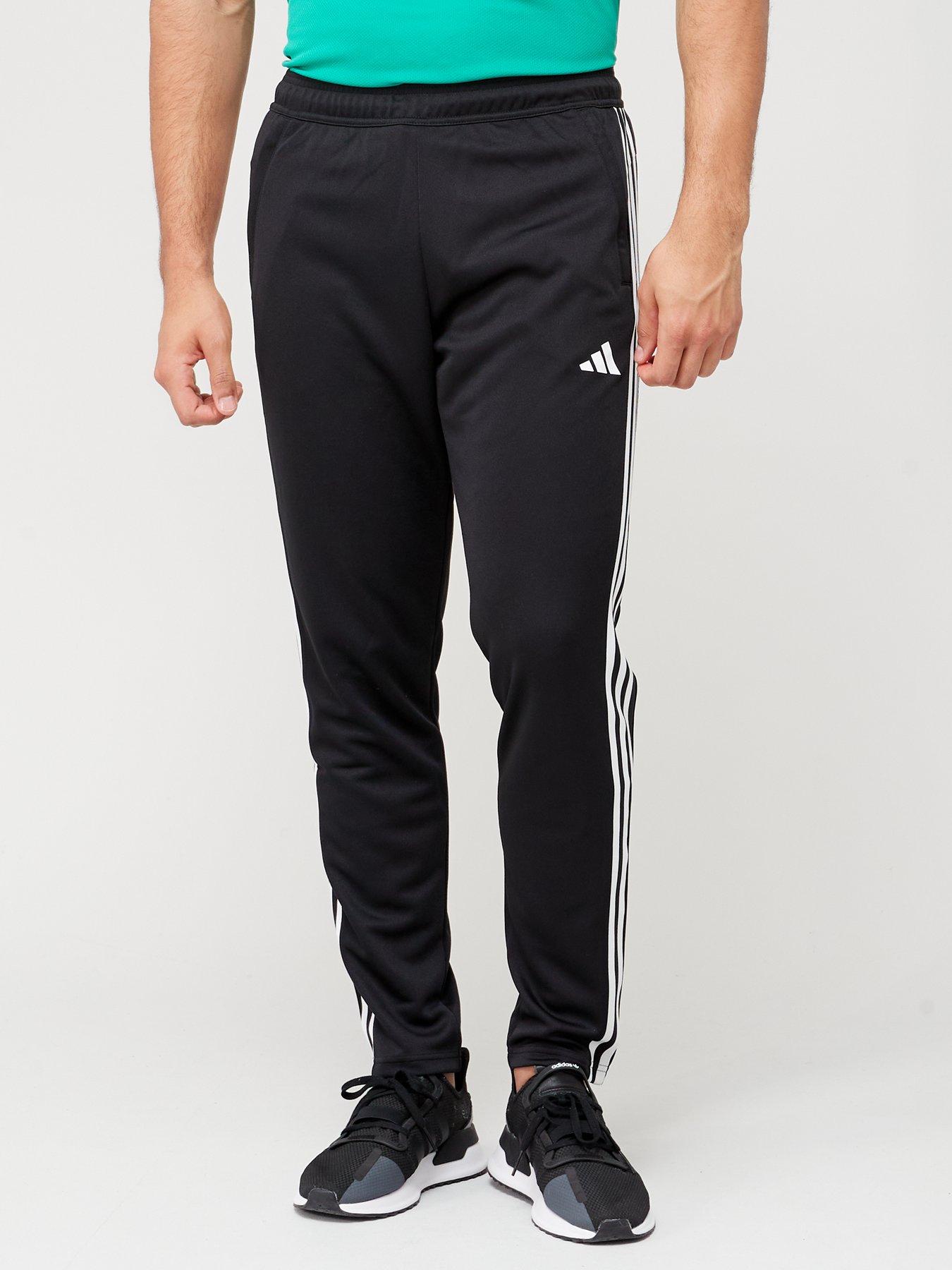 Image 1 of 6 of adidas Performance Train Essentials 3-Stripes Training Joggers - Black/White