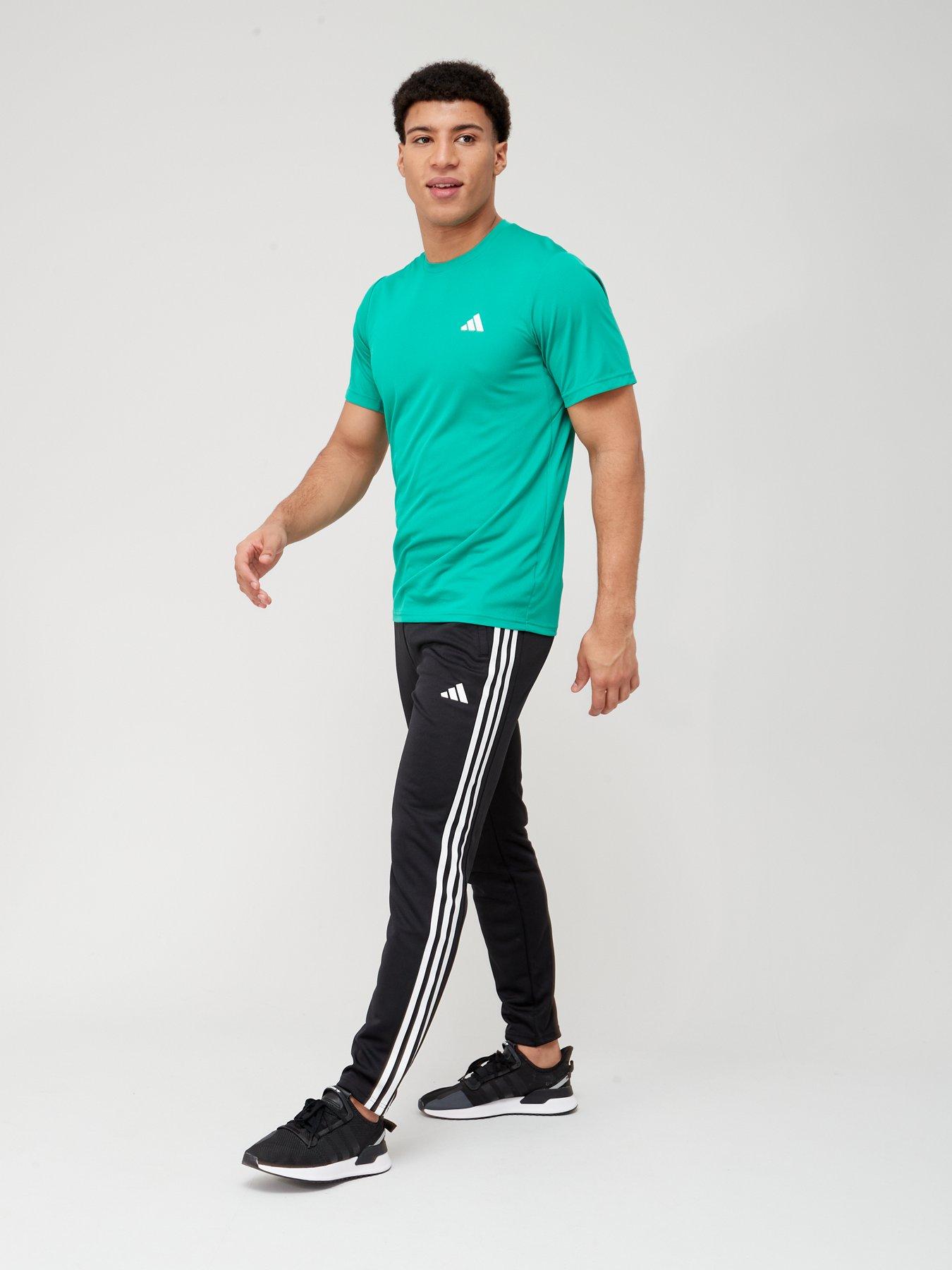 adidas-performance-train-essentials-3-stripes-training-joggers-blackwhiteback