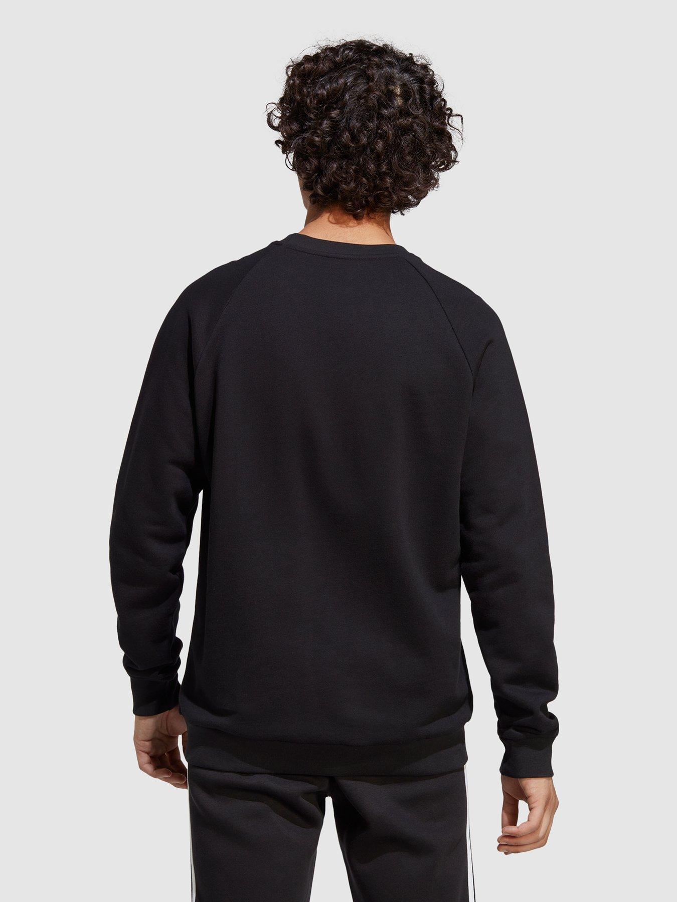 adidas-originals-adicolor-classics-trefoil-crewneck-sweatshirt-blackstillFront