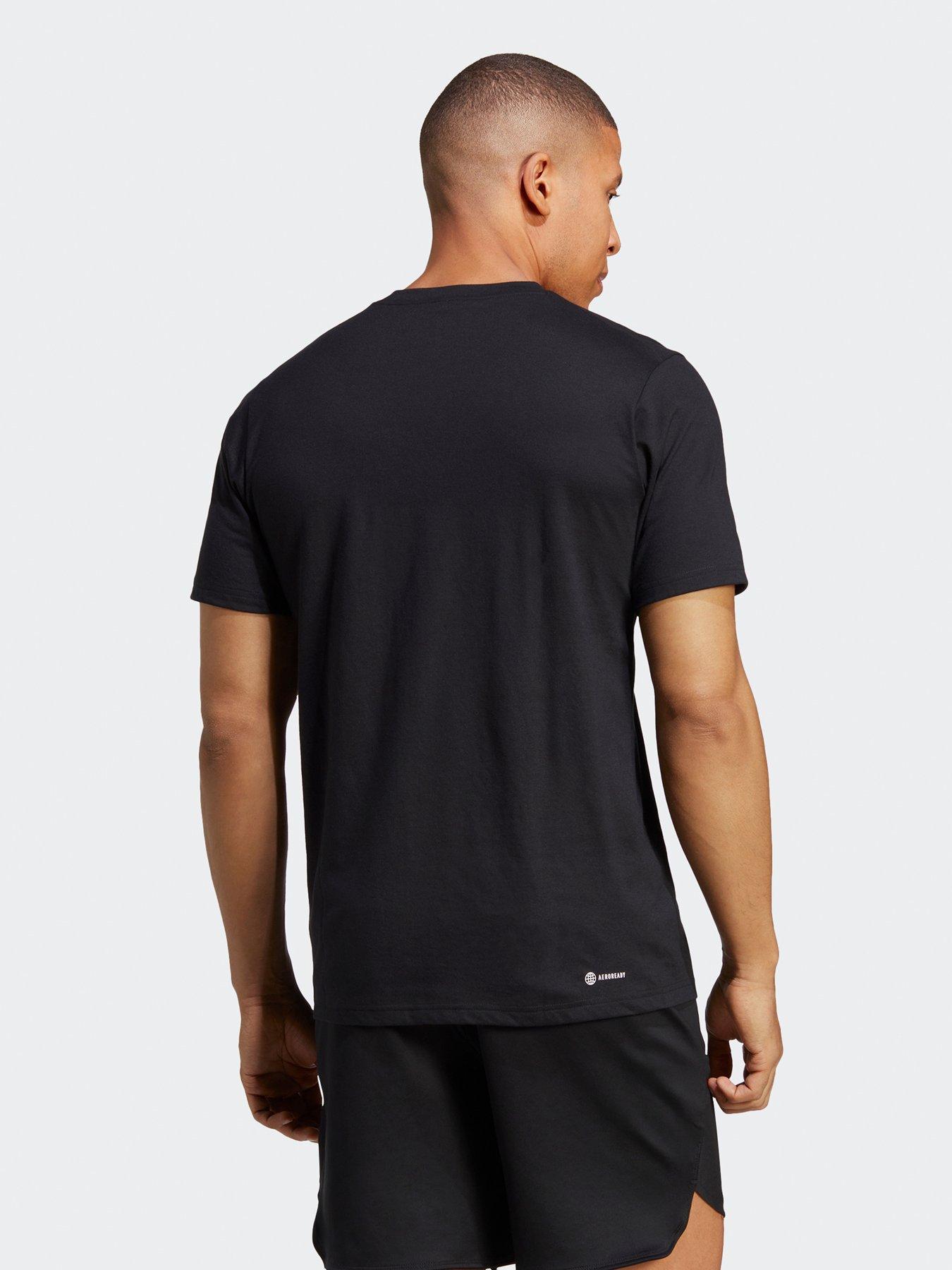 adidas-performance-train-essentials-feelready-logo-training-t-shirt-blackwhitestillFront