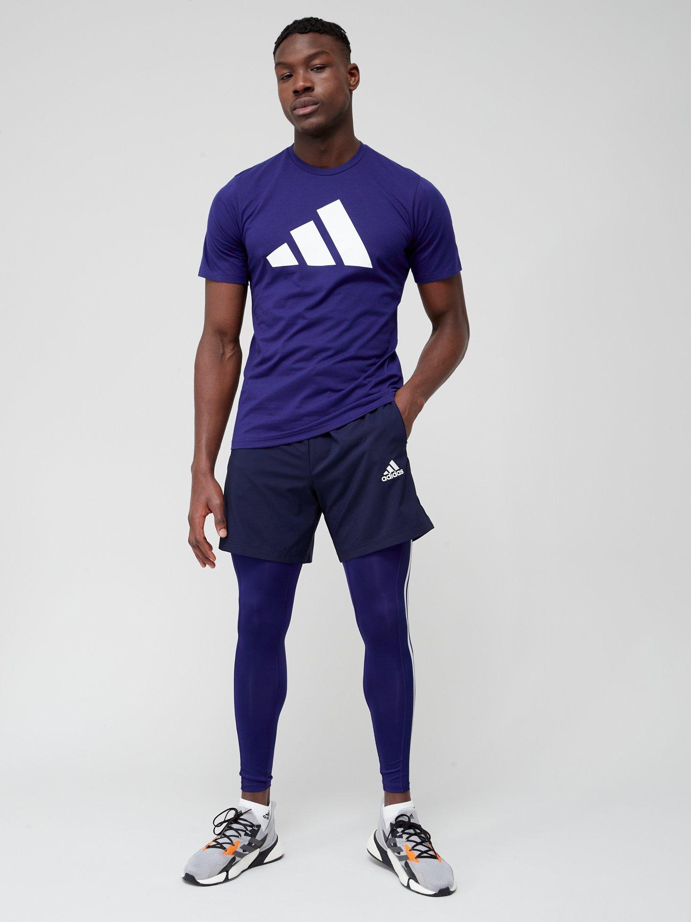Image 3 of 6 of adidas Performance Train Essentials Feelready Logo Training T-Shirt - Navy