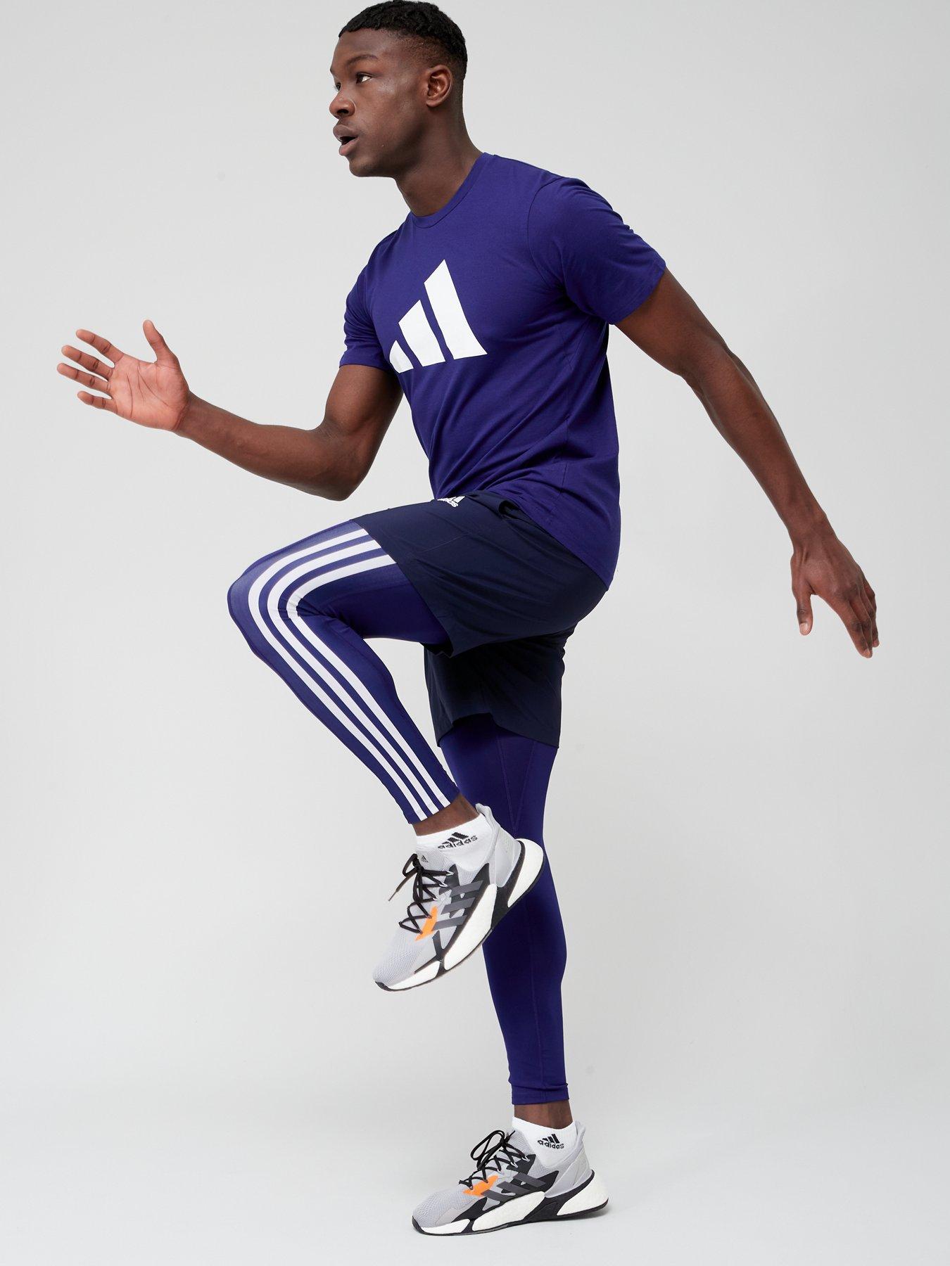 Image 6 of 6 of adidas Performance Train Essentials Feelready Logo Training T-Shirt - Navy
