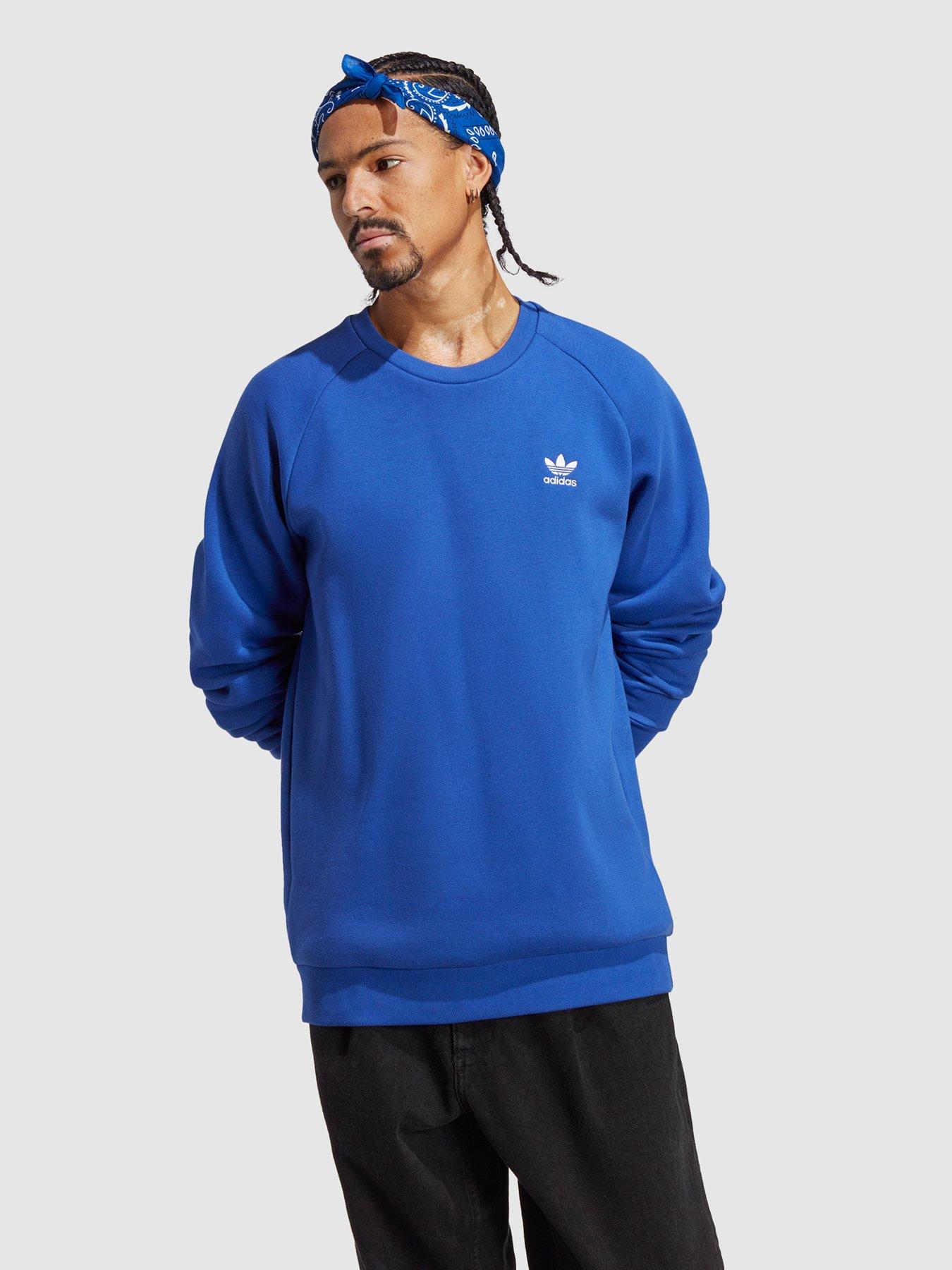 Adidas originals sweatshirt hot sale blue