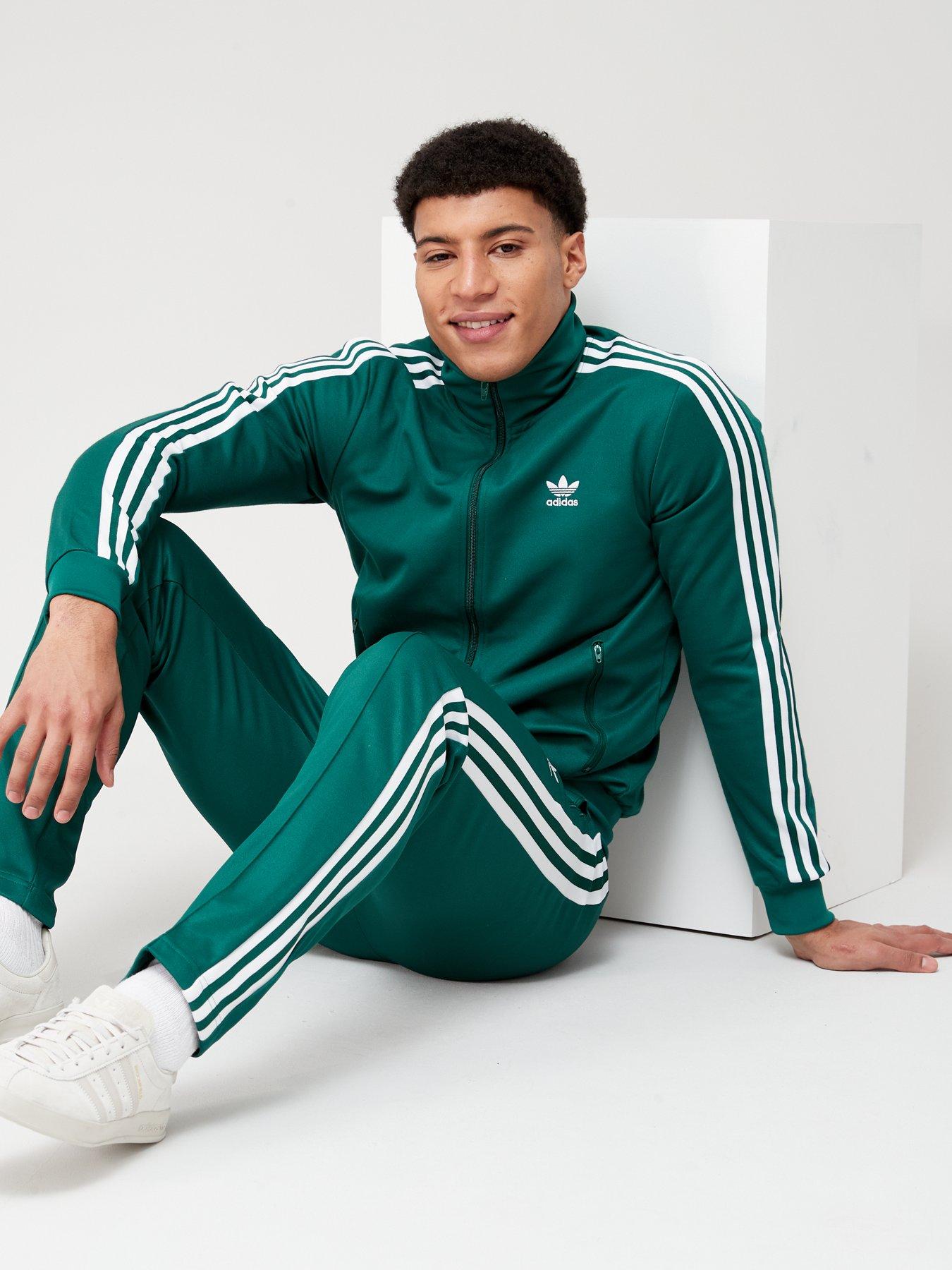 Adidas originals sales green tracksuit