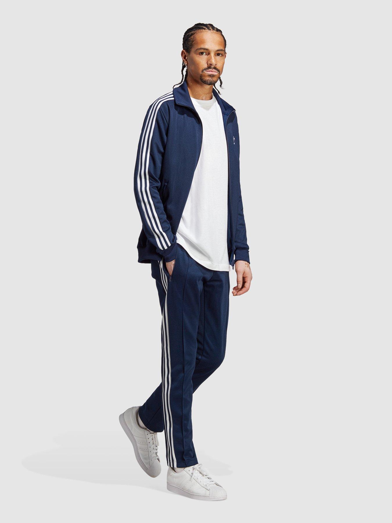 Adidas originals cheap tracksuit navy