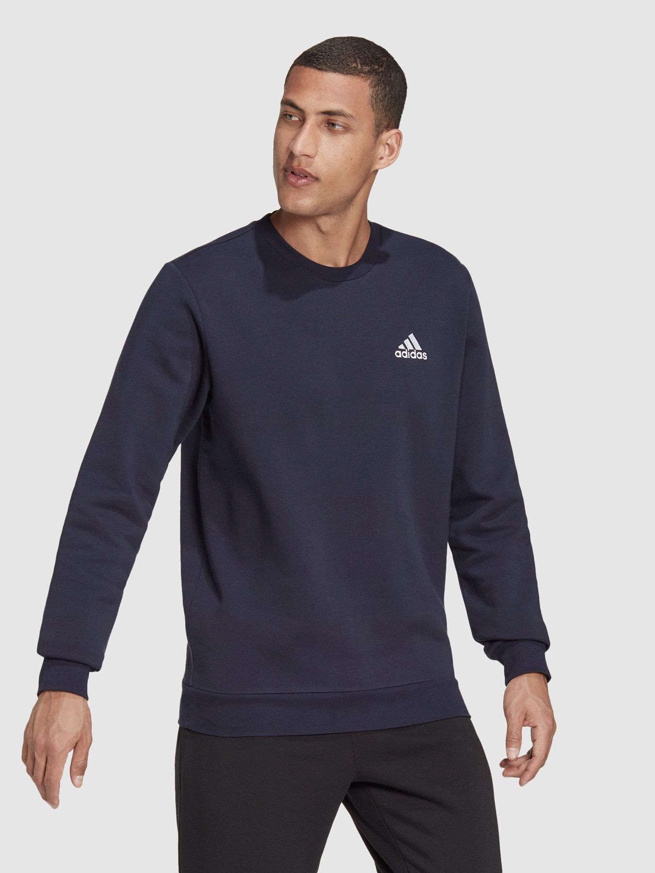 Image of adidas Sportswear Mens Essentials Sweatshirt (Long Sleeve) - Navy