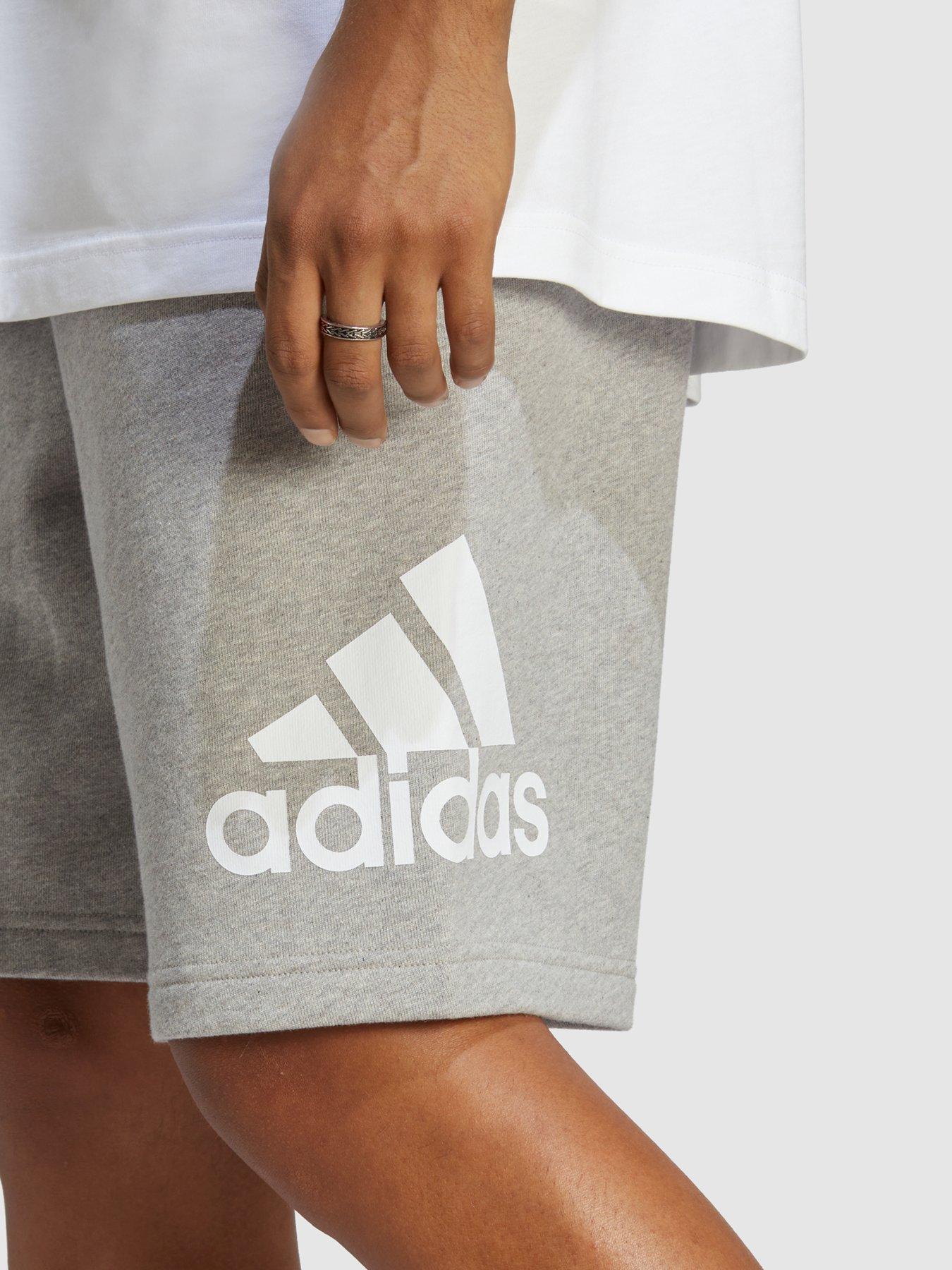 adidas-sportswear-essentials-big-logo-french-terry-shorts-medium-grey-heatheroutfit