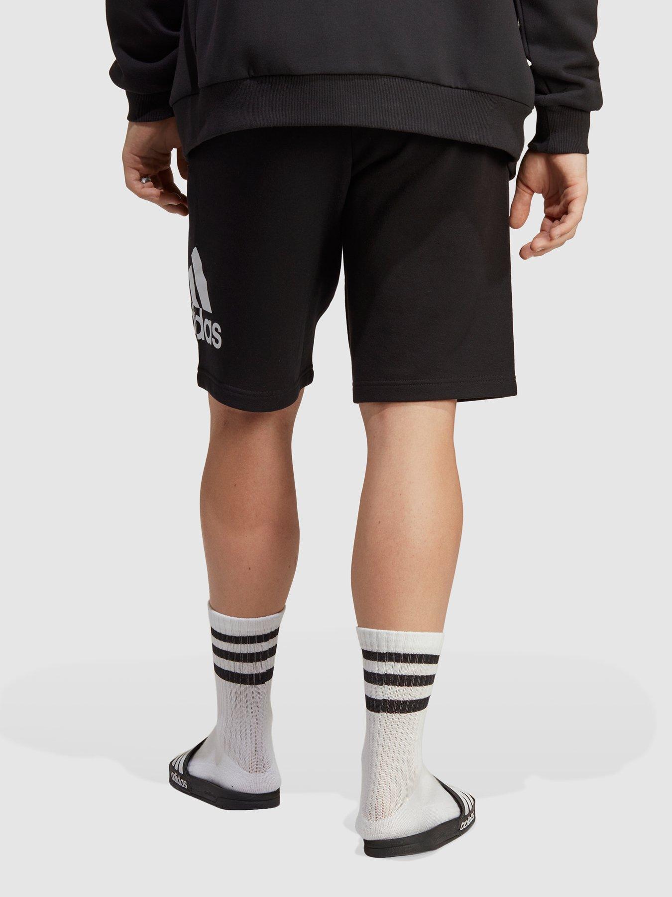 adidas-sportswear-essentials-big-logo-french-terry-shorts-blackstillFront