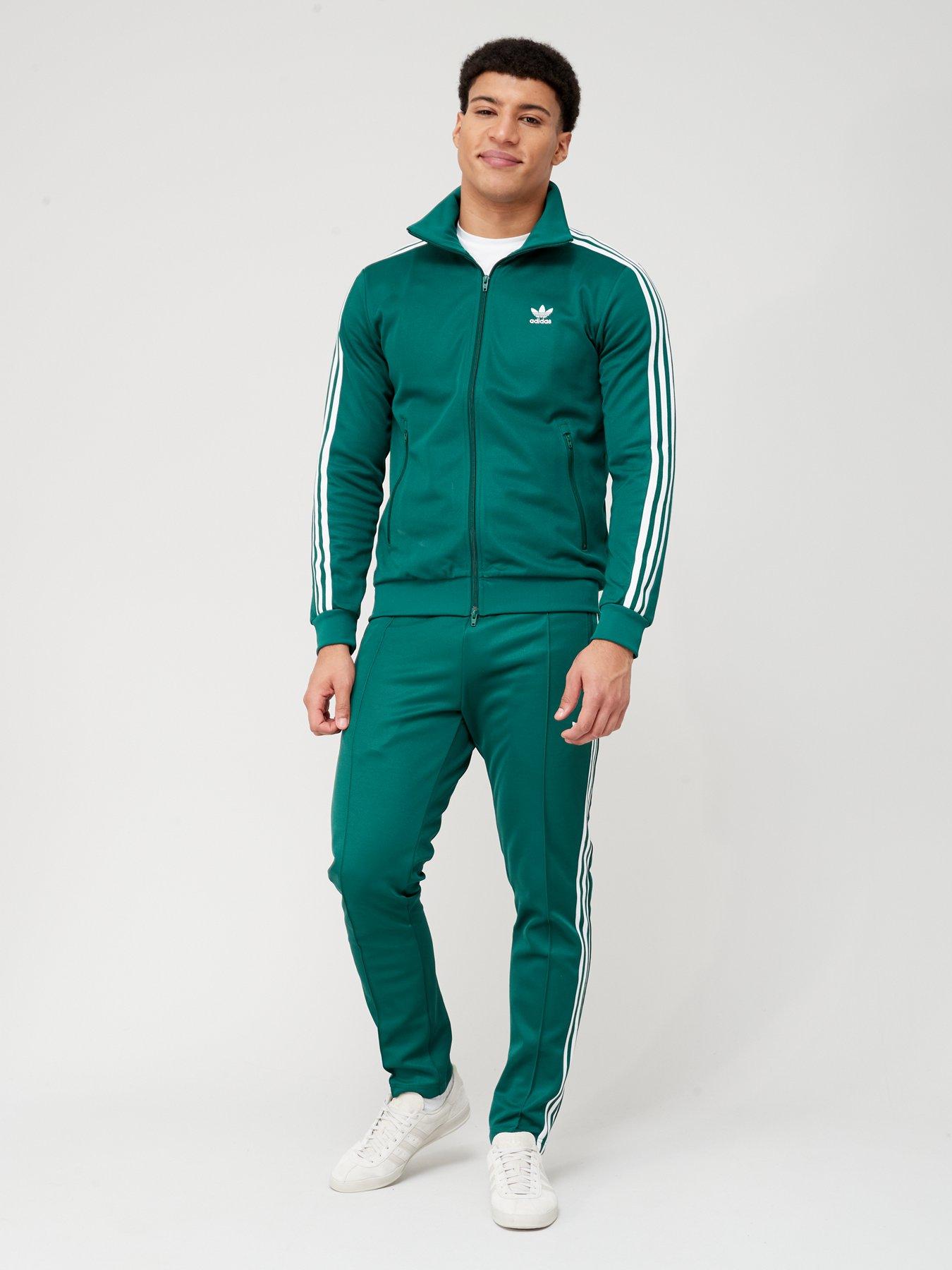 Adidas track top clearance green