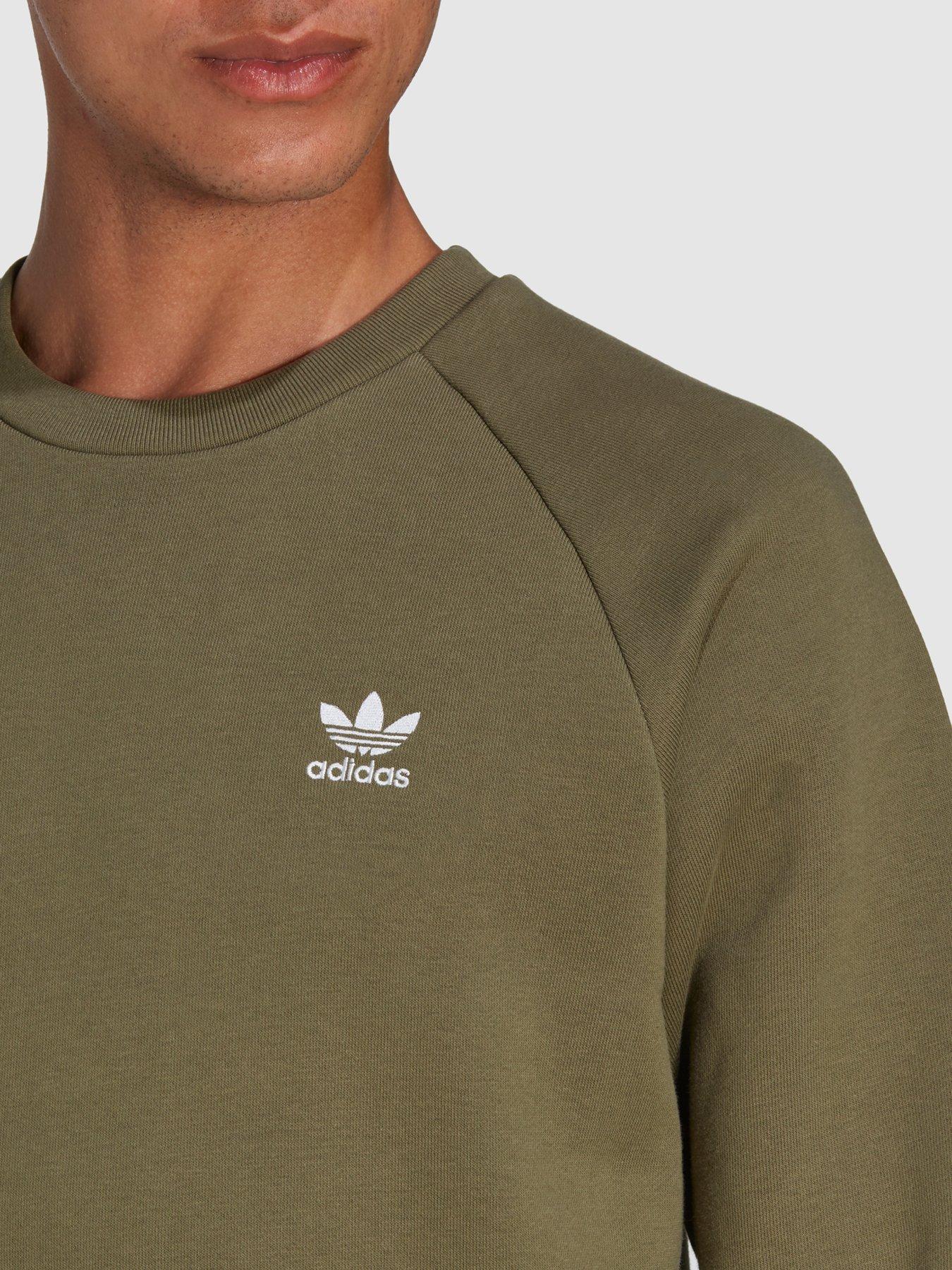 adidas Originals Essentials Crewneck Sweatshirt - Khaki | Very Ireland