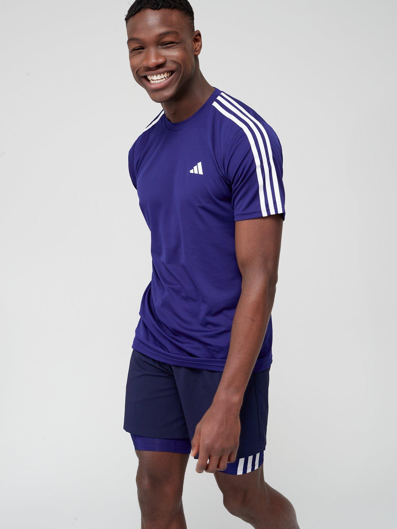 Navy adidas store t shirt