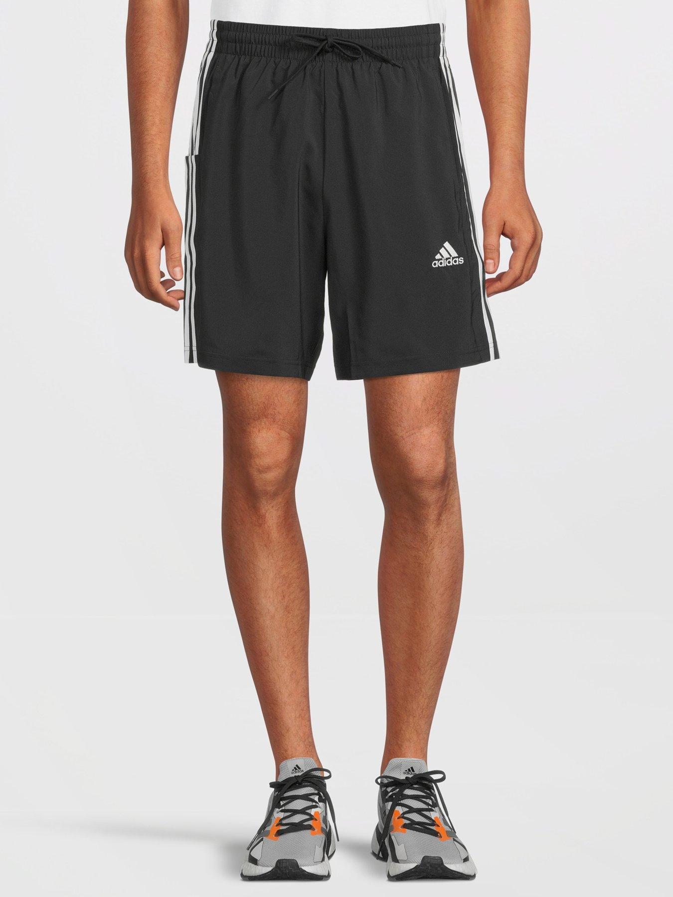 adidas-sportswear-aeroready-essentials-chelsea-3-stripes-shorts-blackwhite